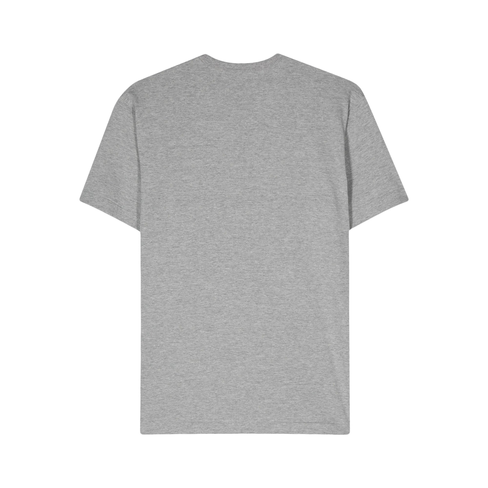 Unisex T-shirt Double Burgendy Emblem Knit Comme des Garçons Play vista1