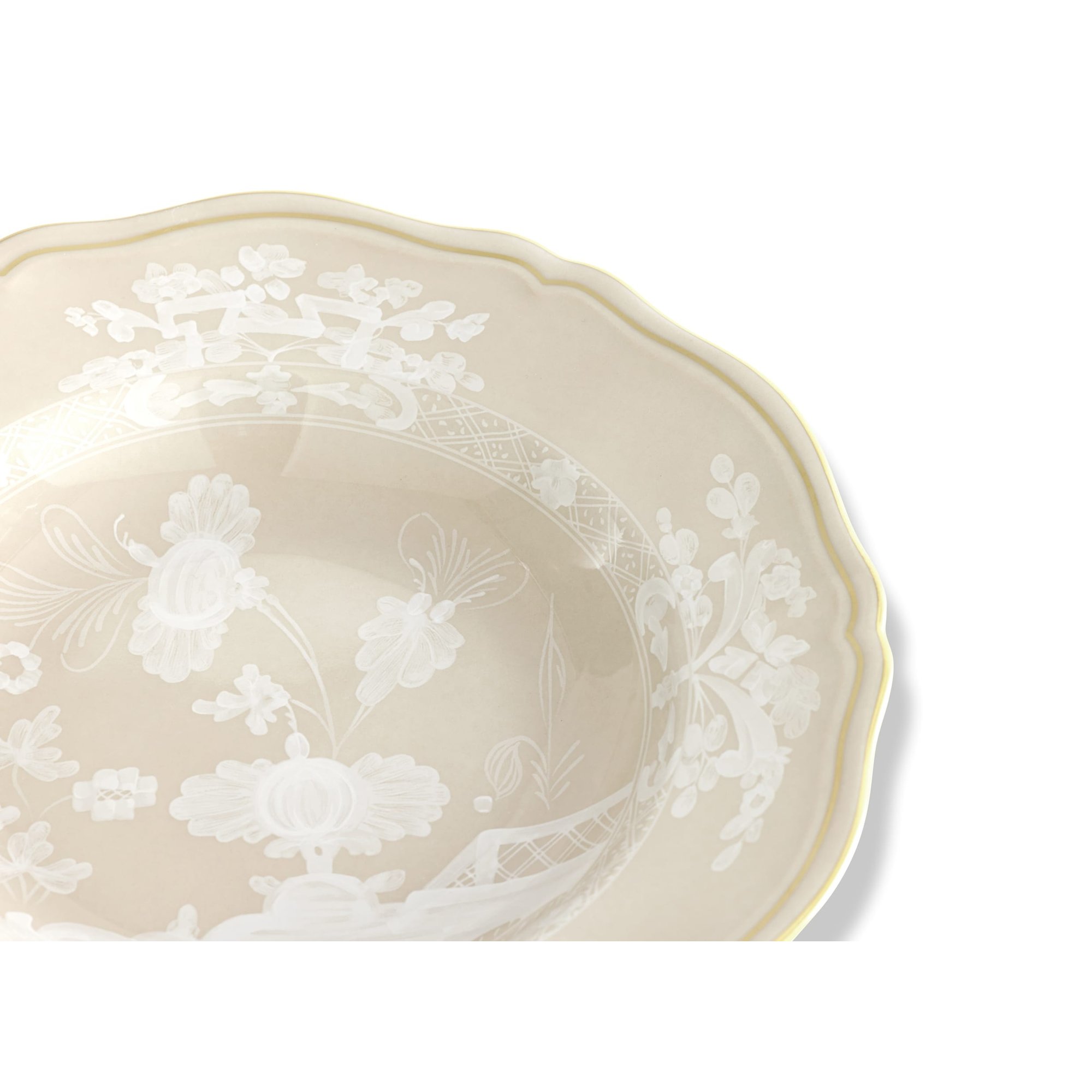 Oriente Italiano  Meringa  Piatto Fondo cm 24 003rg00fpt210010240g00135700 Ginori 1735 vista2