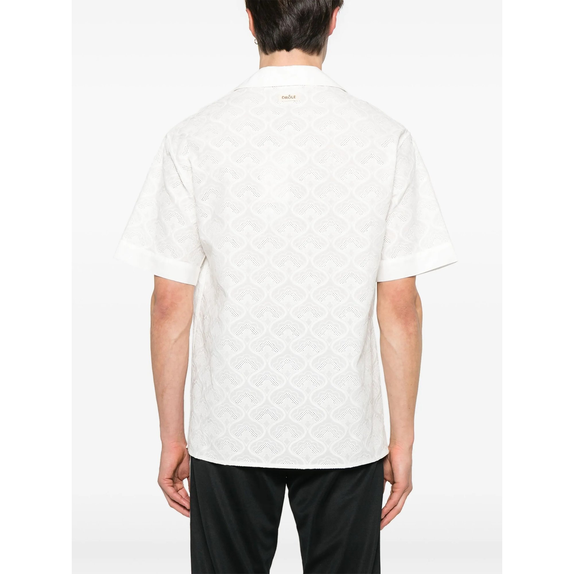 la Chemise Brodée Tapisserie Gsh213co196wt Drole De Monsieur vista3
