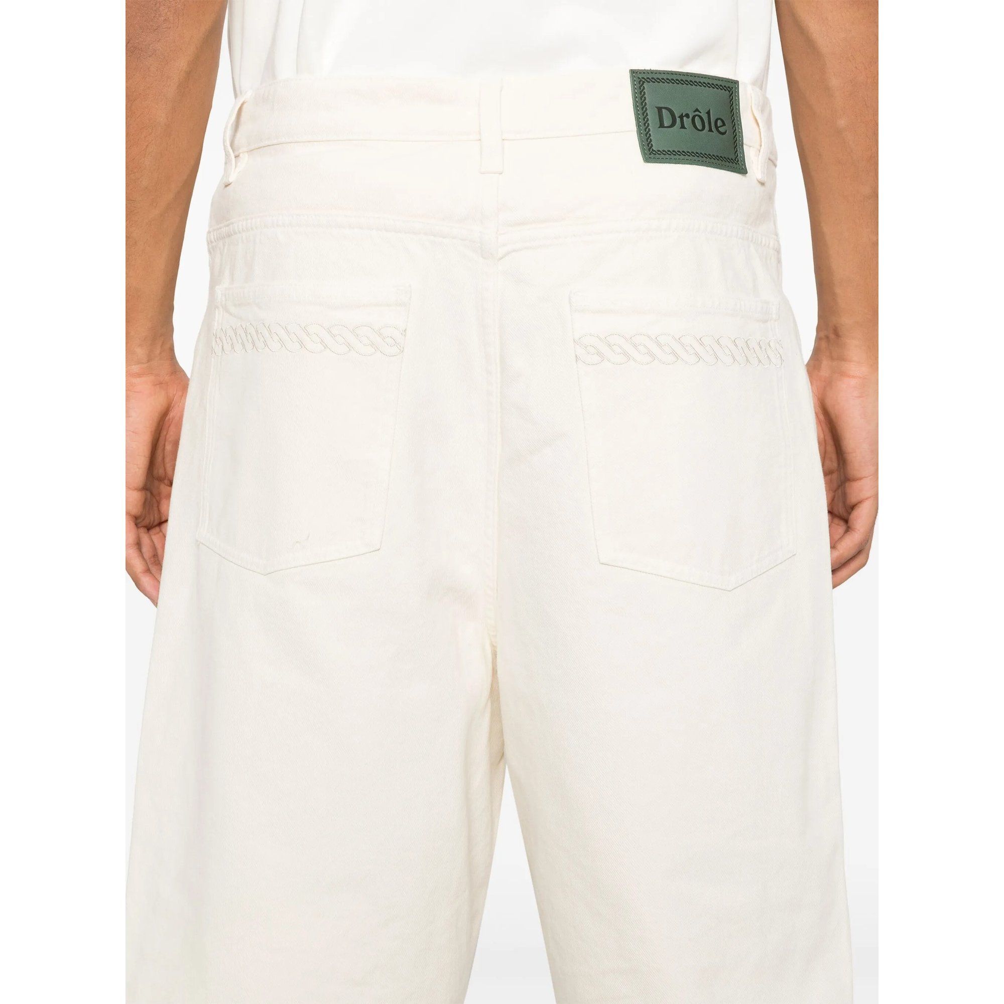 le Short Baggy Écru Gbs147co188ow Drole De Monsieur vista2