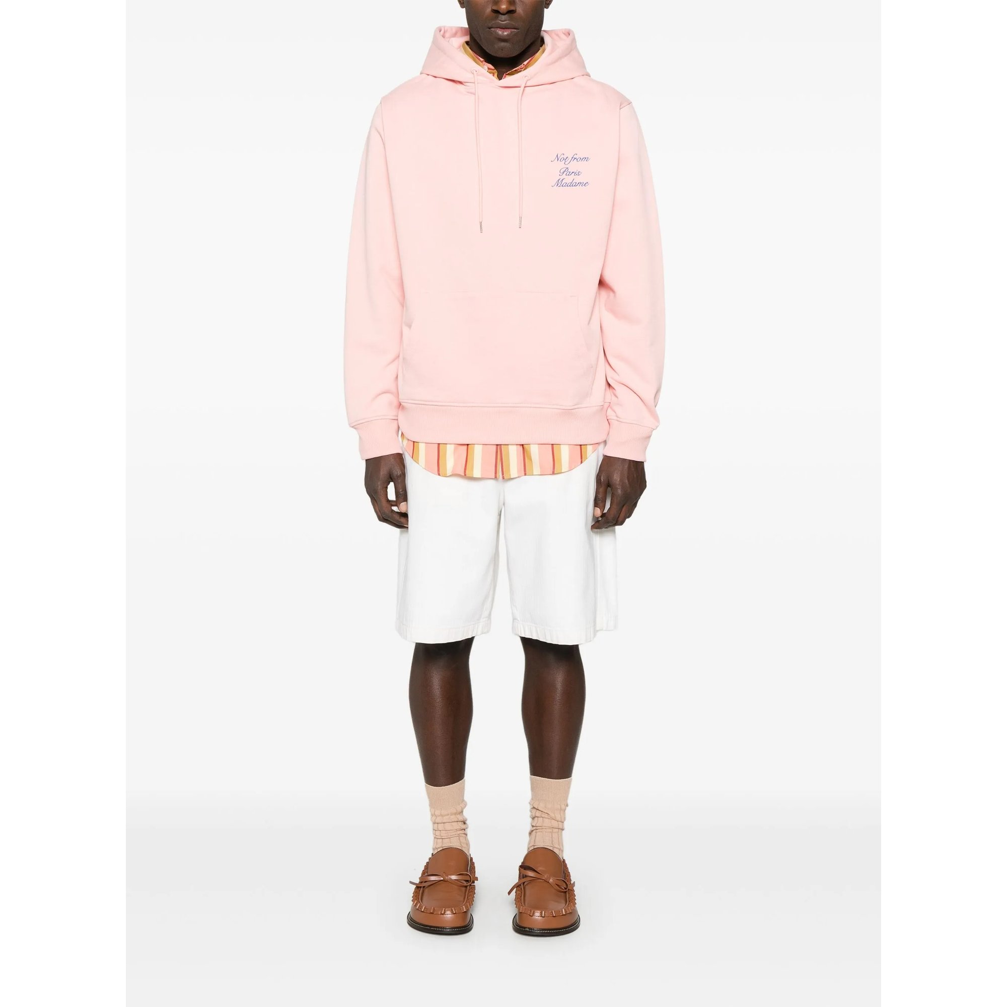 le Hoodie Slogan Cursive Gho168co127lpi Drole De Monsieur vista1
