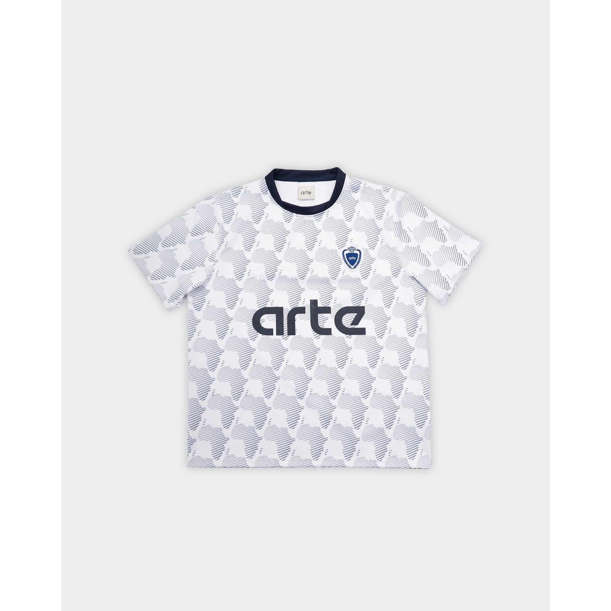 T-shirt Football Jersey Bianca/blu Arte Antwerp vista0