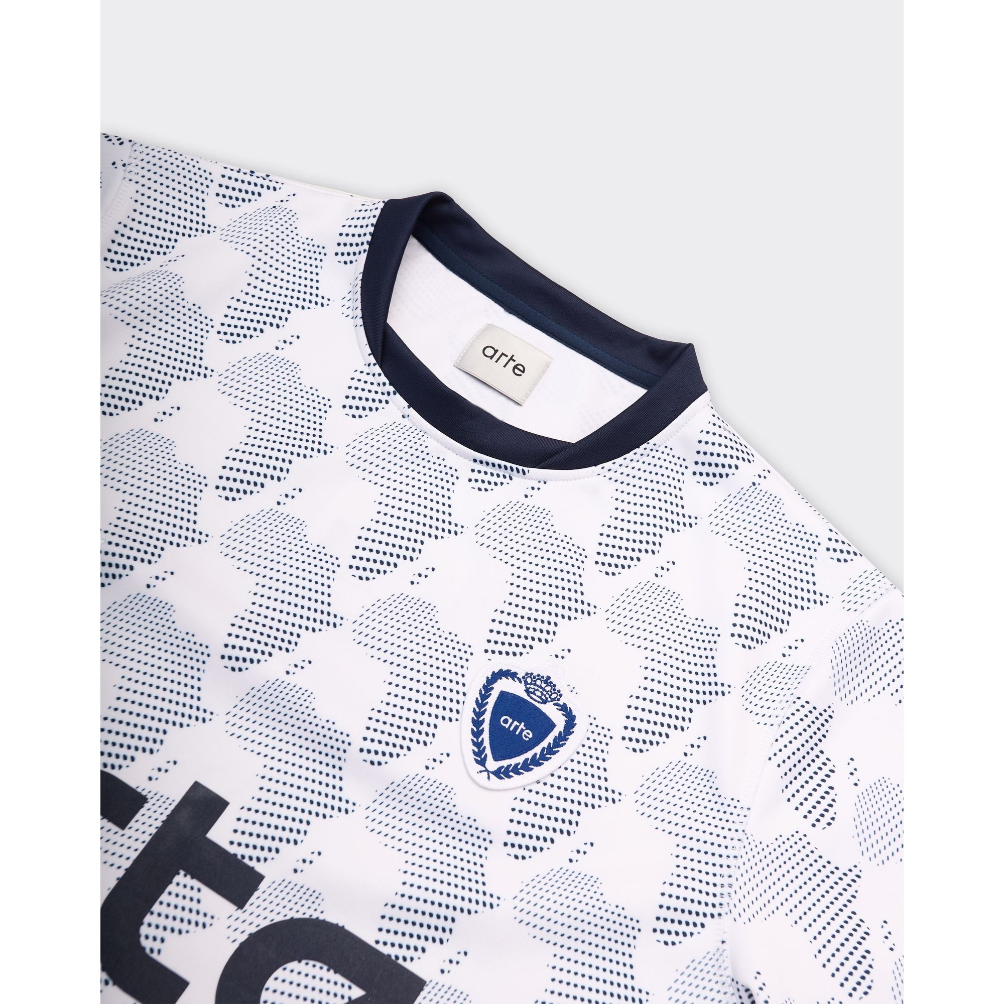T-shirt Football Jersey Bianca/blu Arte Antwerp vista2