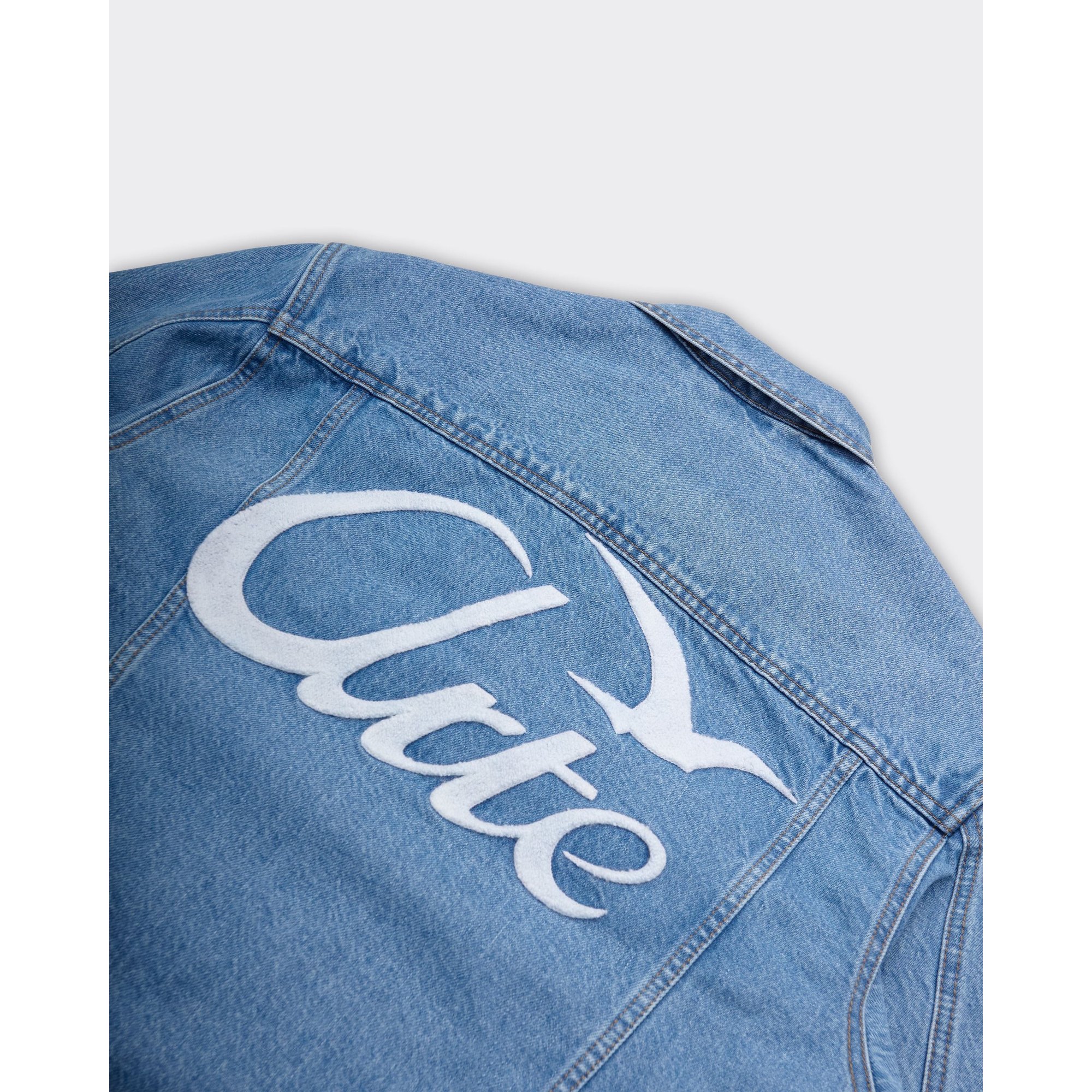 Giacca Bird Back Denim Bleach Arte Antwerp vista2