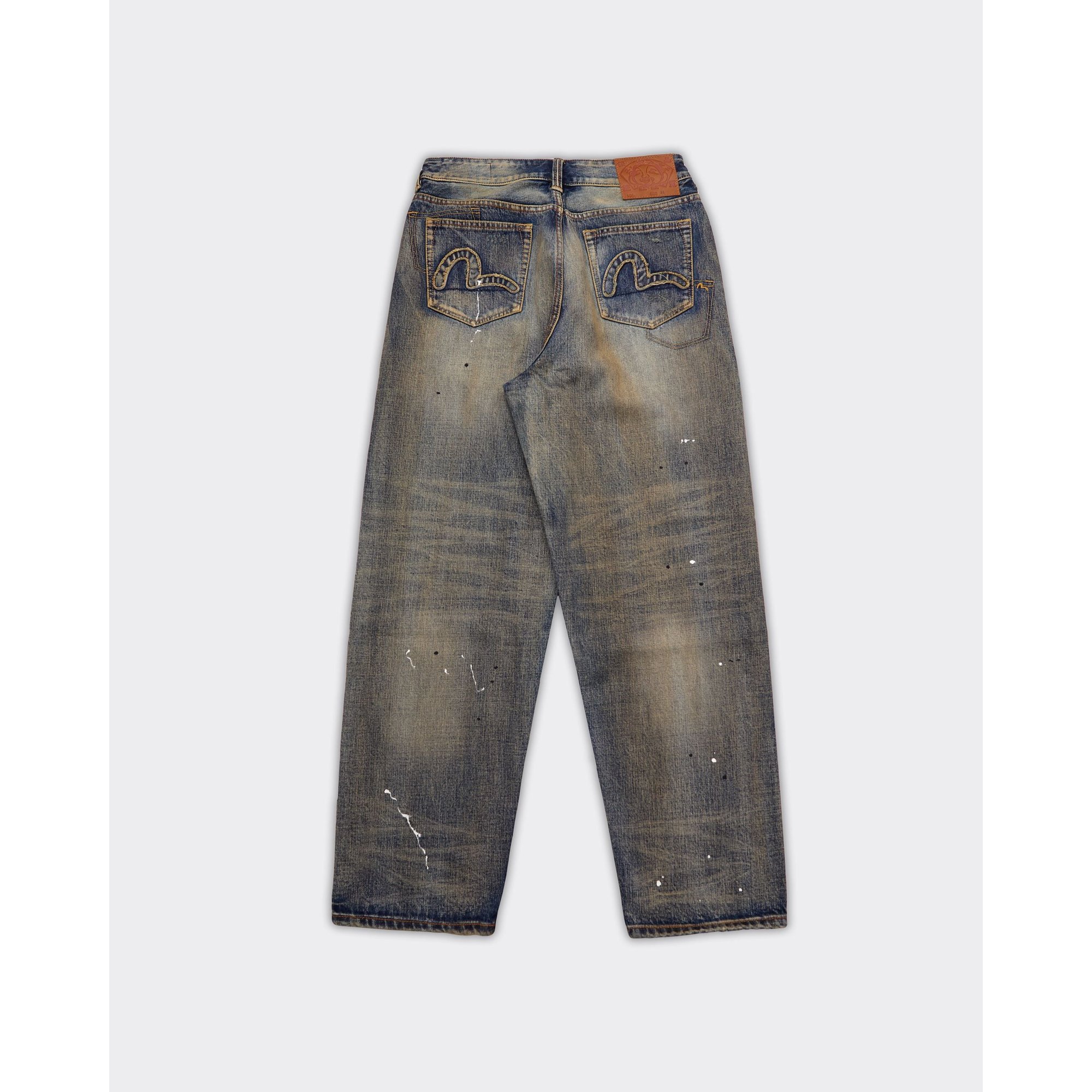 Jeans 7-pocket Vintage Washed Denim Evisu vista2