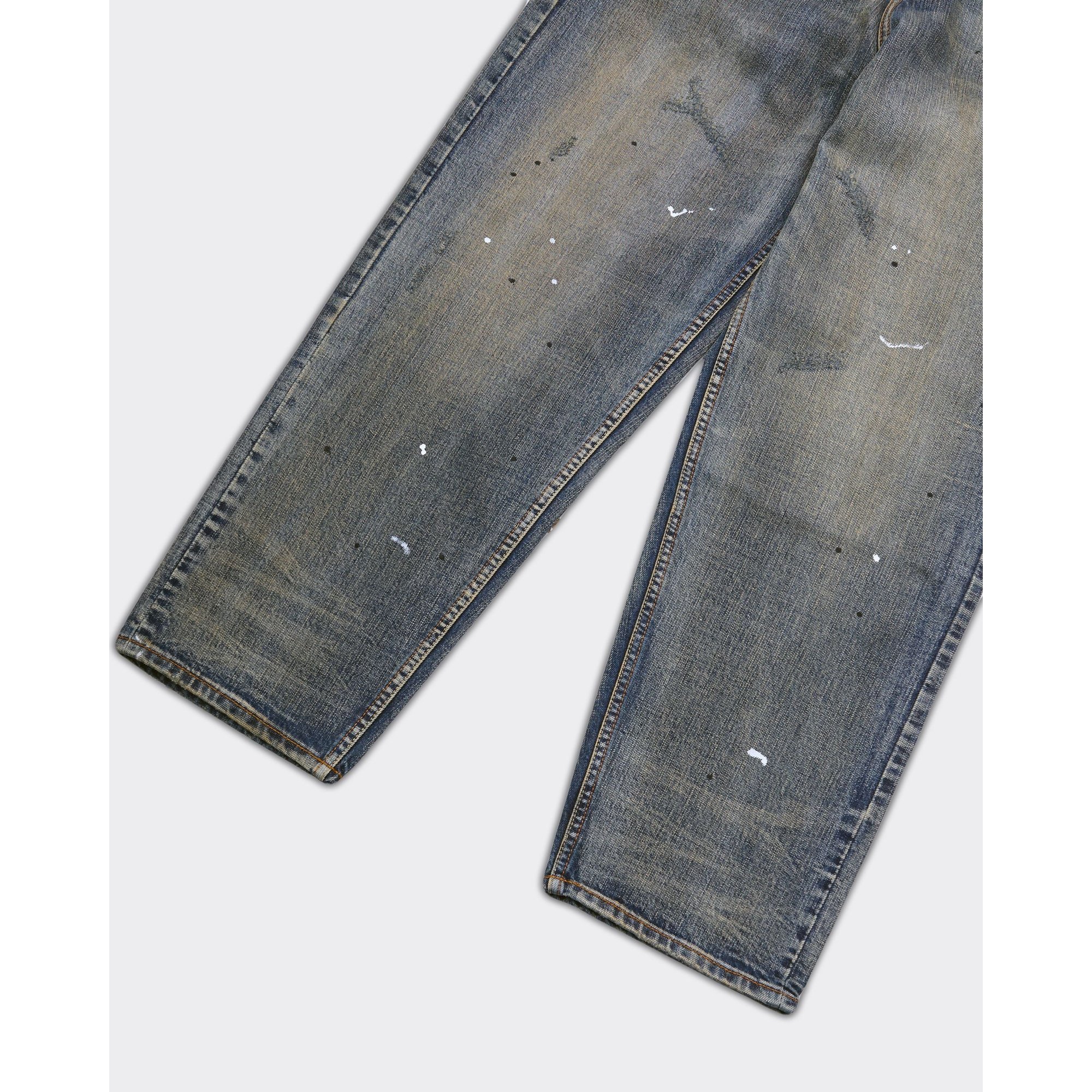 Jeans 7-pocket Vintage Washed Denim Evisu vista3