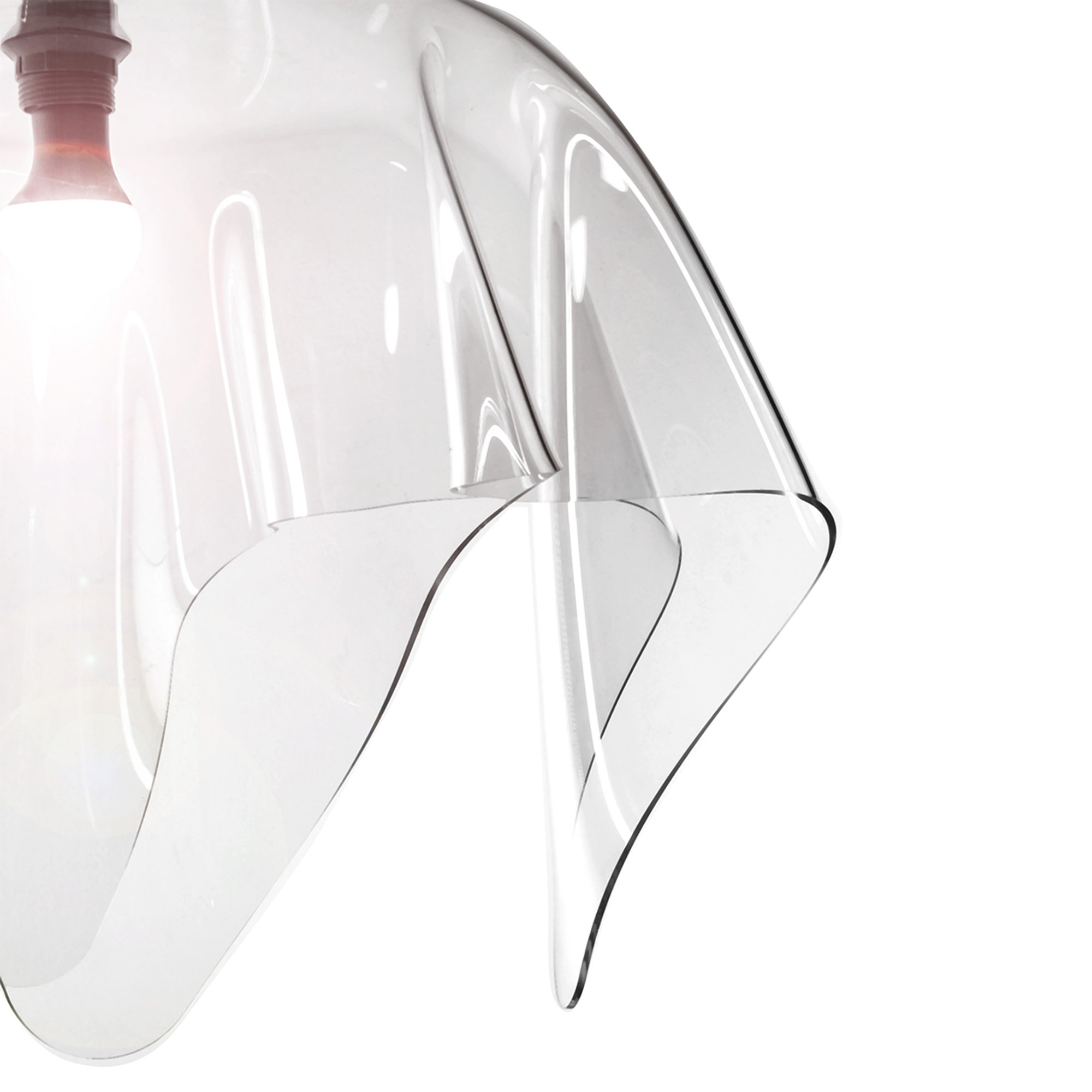 Drappeggi lampadario big trasparente Iplex vista1