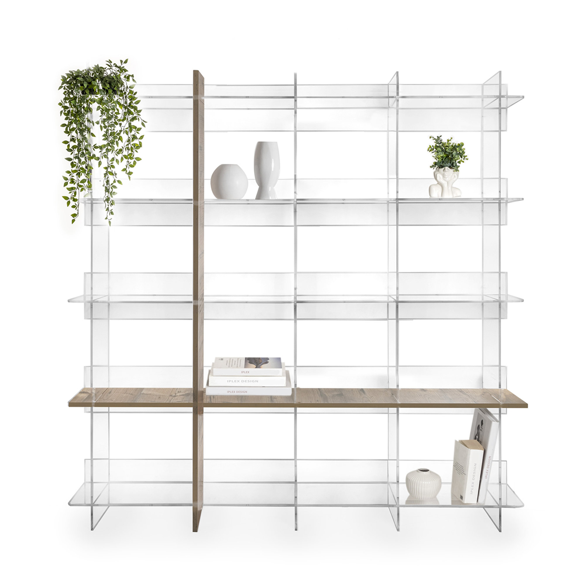 Cielo libreria rovere Iplex vista1
