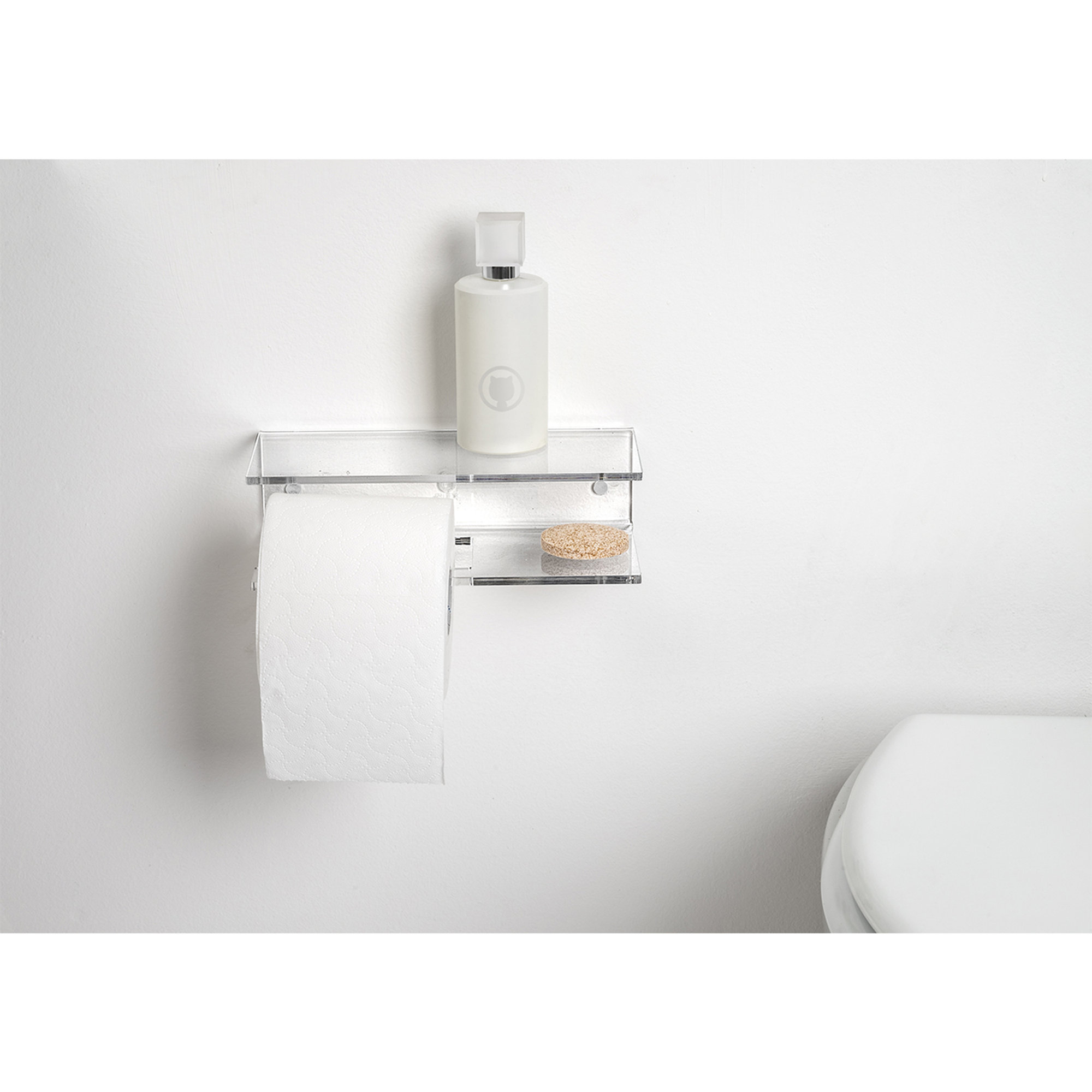 Calipso transparenter Toilettenpapierhalter Iplex vista3