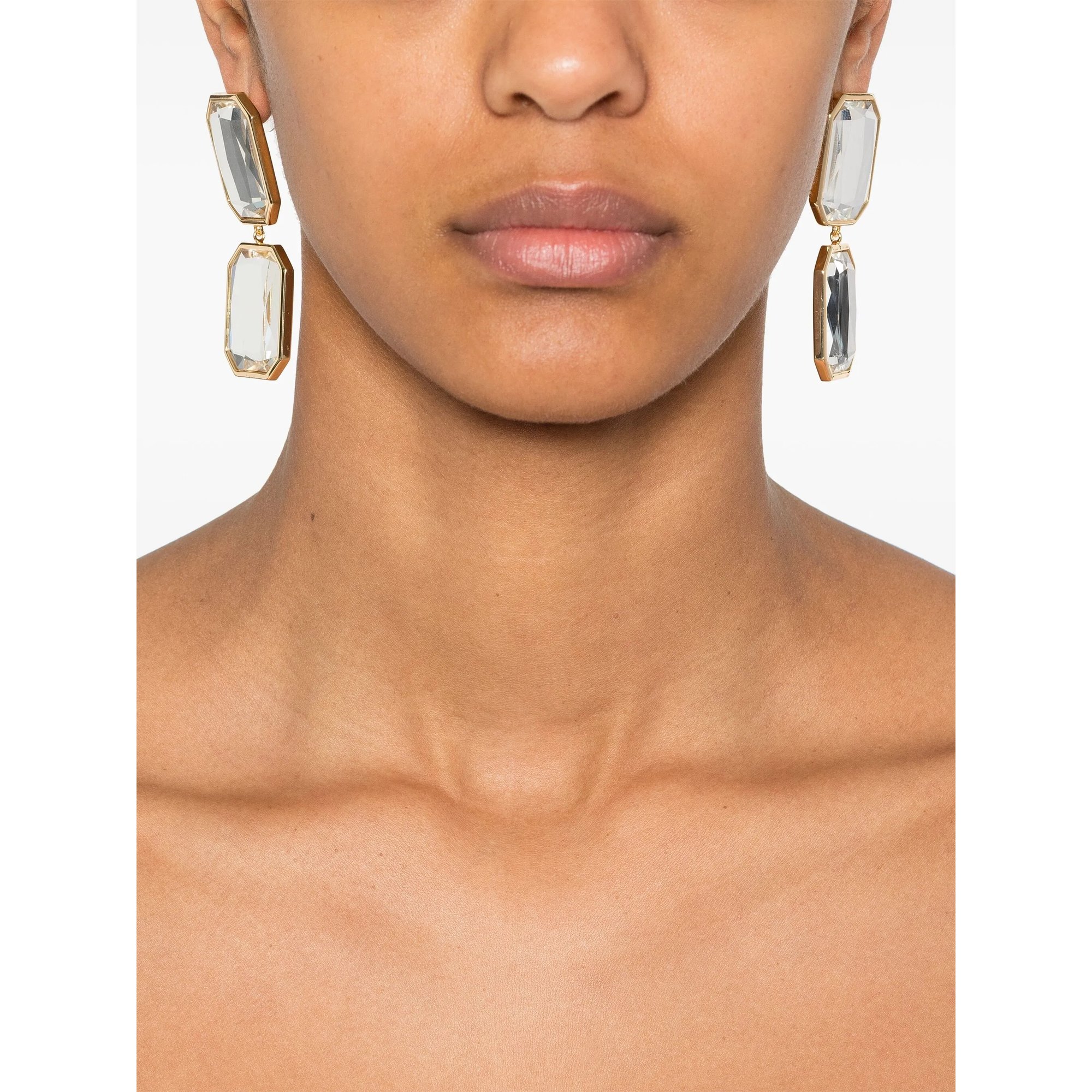 Crystal Tiered Earrings Ss25603egd SELF-PORTRAIT vista1