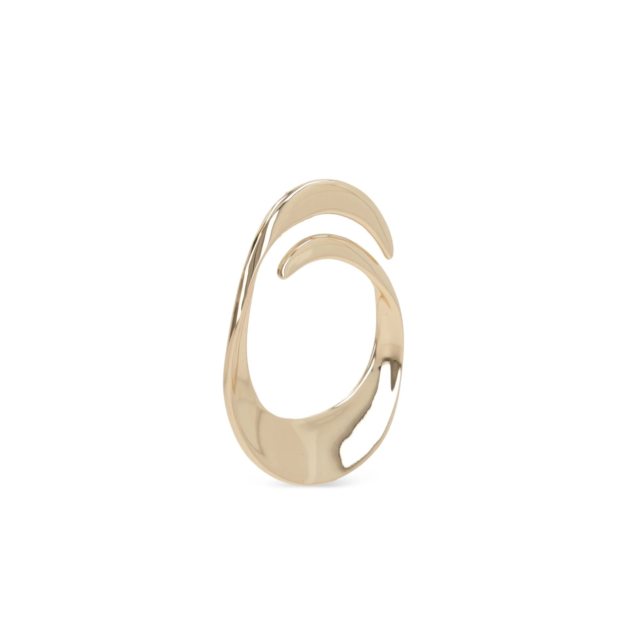 Gold Swirl Earrings Ss25605egd SELF-PORTRAIT vista2