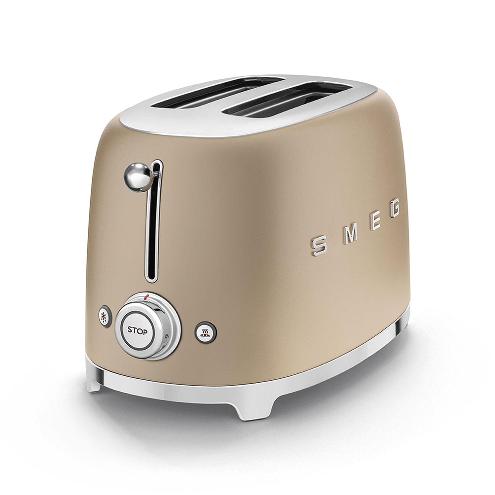 Tostapane 2x2 fette Decorato Speciale, oro opaco TSF01CHMEU smeg vista1