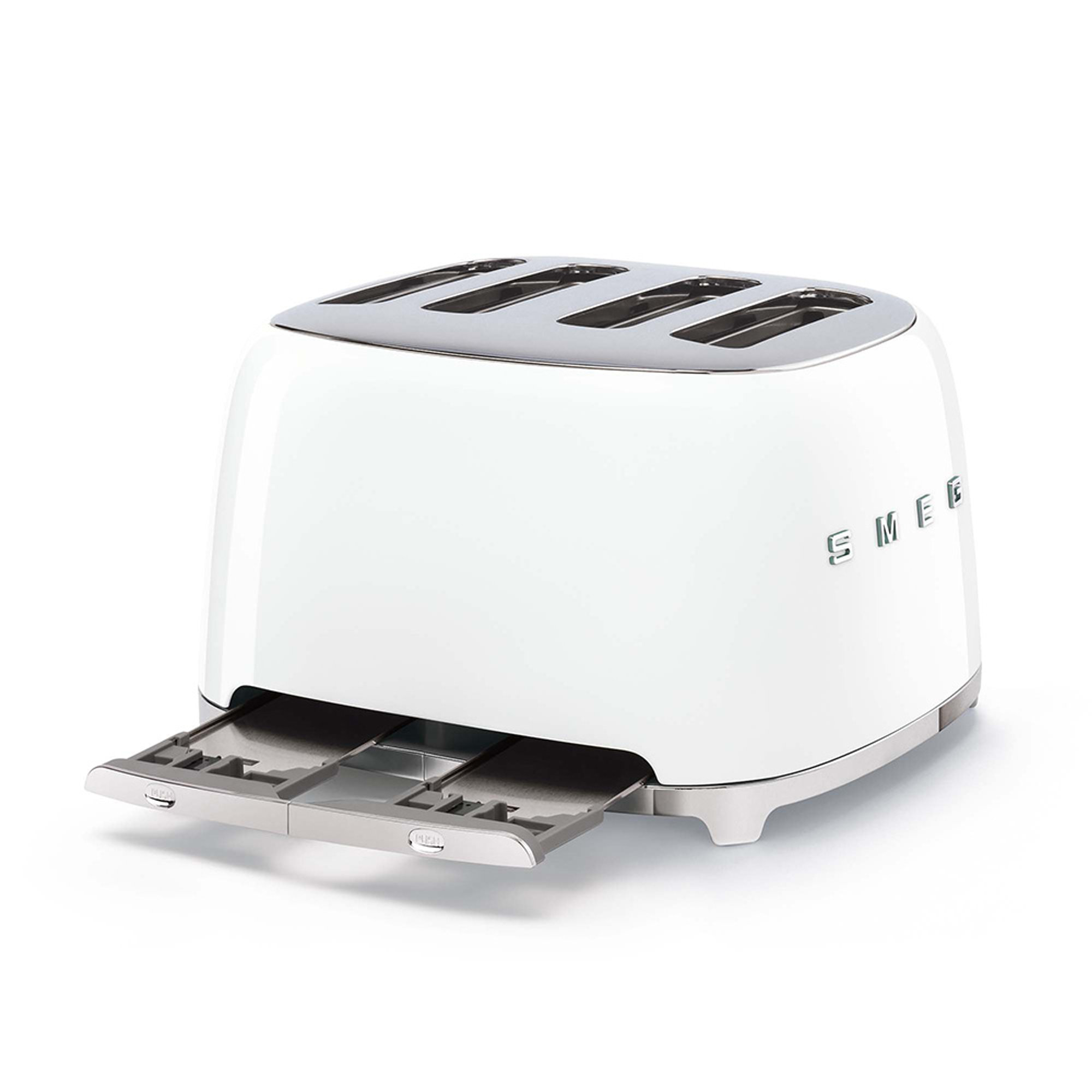 Smeg Tostapane 50's Style – Bianco LUCIDO 4x4 – TSF03WHEU smeg vista3