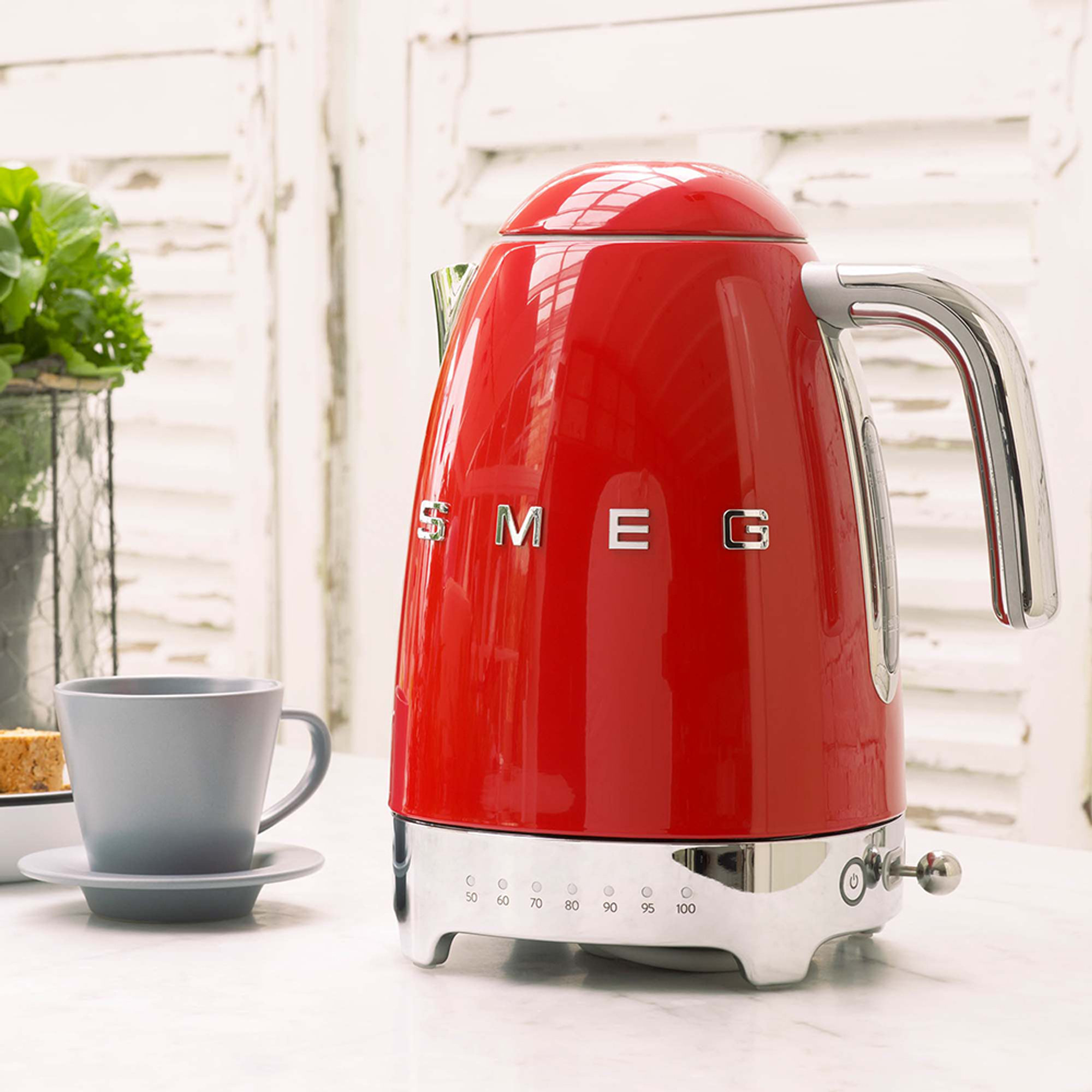Bollitore a Temperatura Variabile , rosso KLF04RDEU smeg vista6