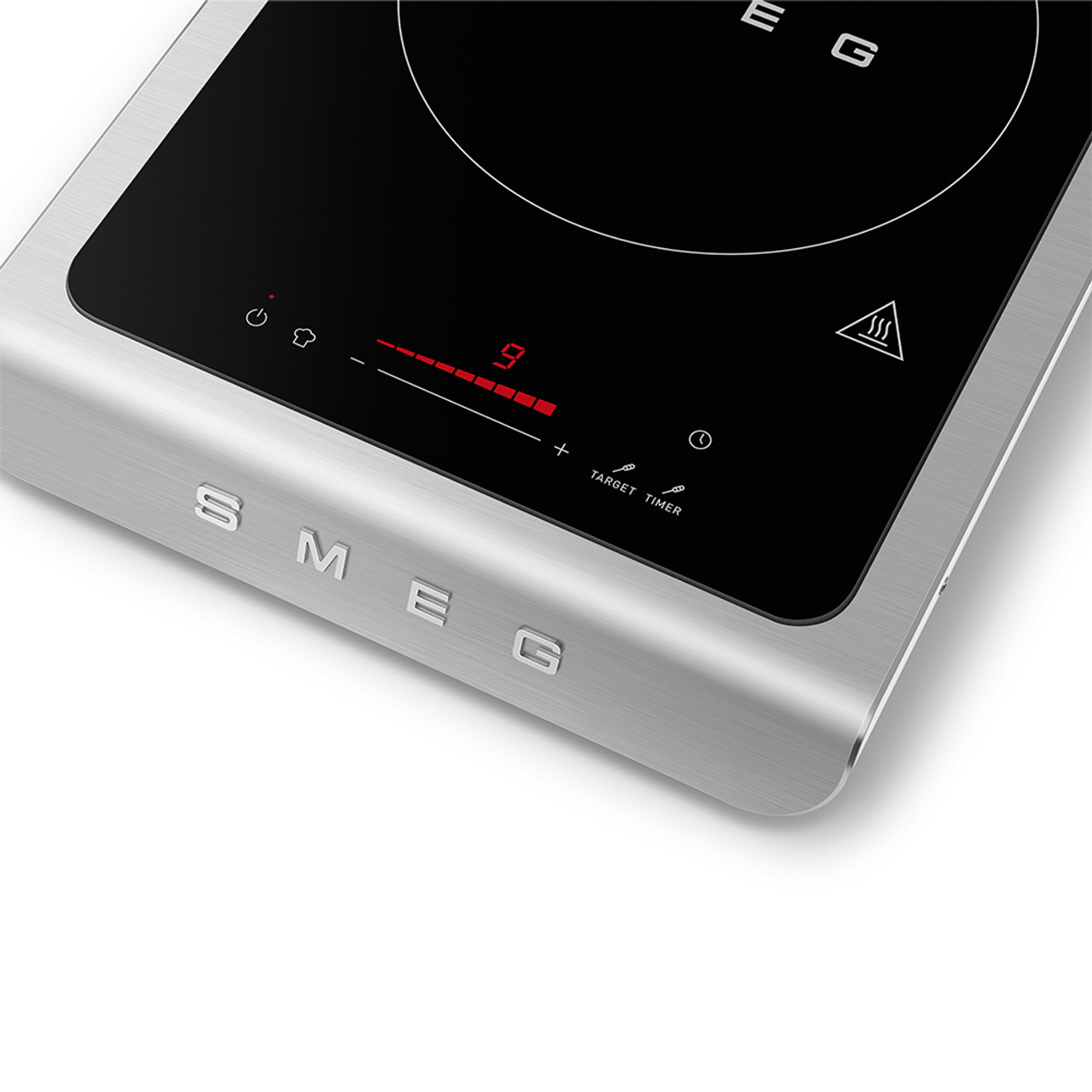 Smeg Piastra a induzione portatile Linea Collezione - Bianco Opaco - PIC01WHMEU smeg vista3