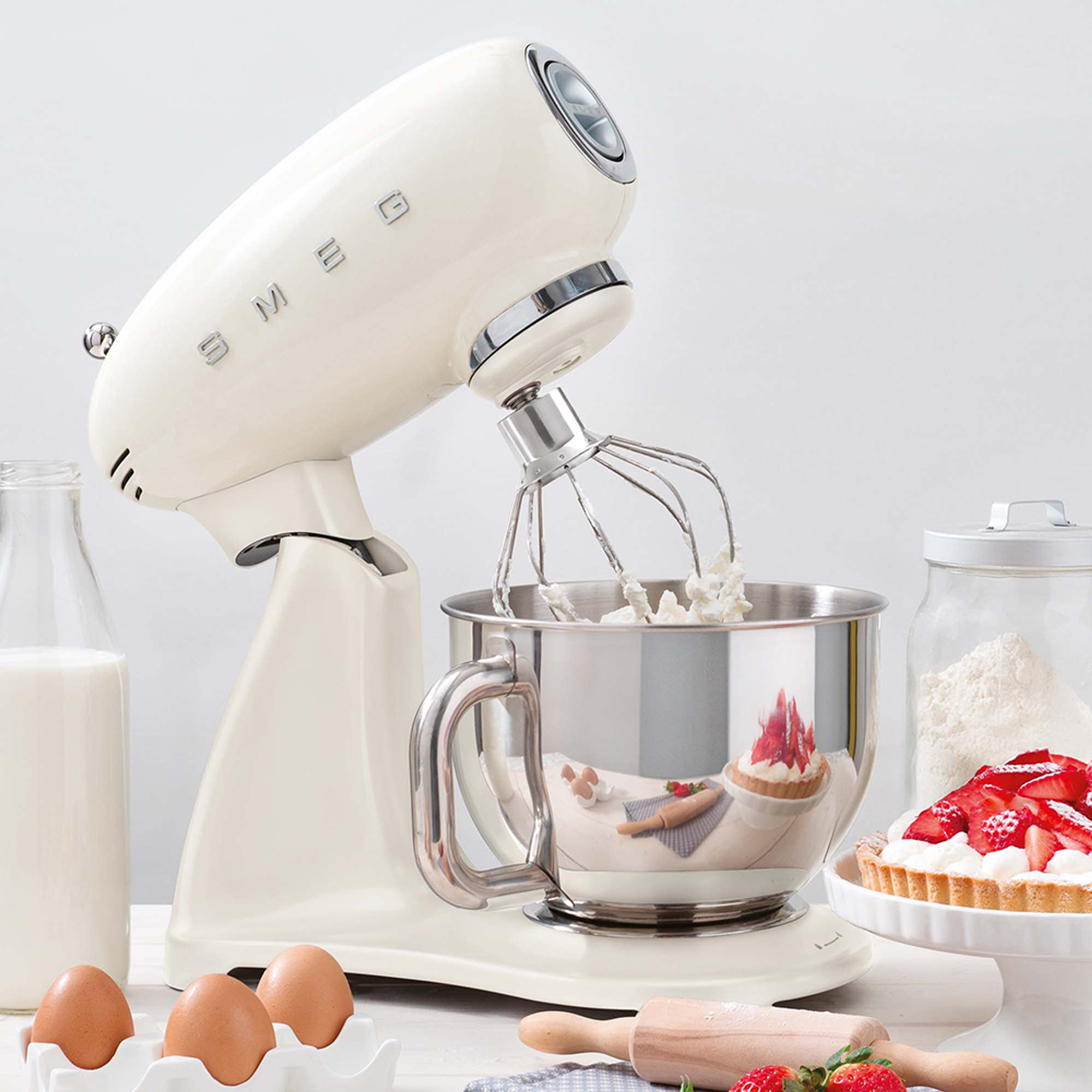 Impastatrice Full Color , panna SMF03CREU smeg vista6