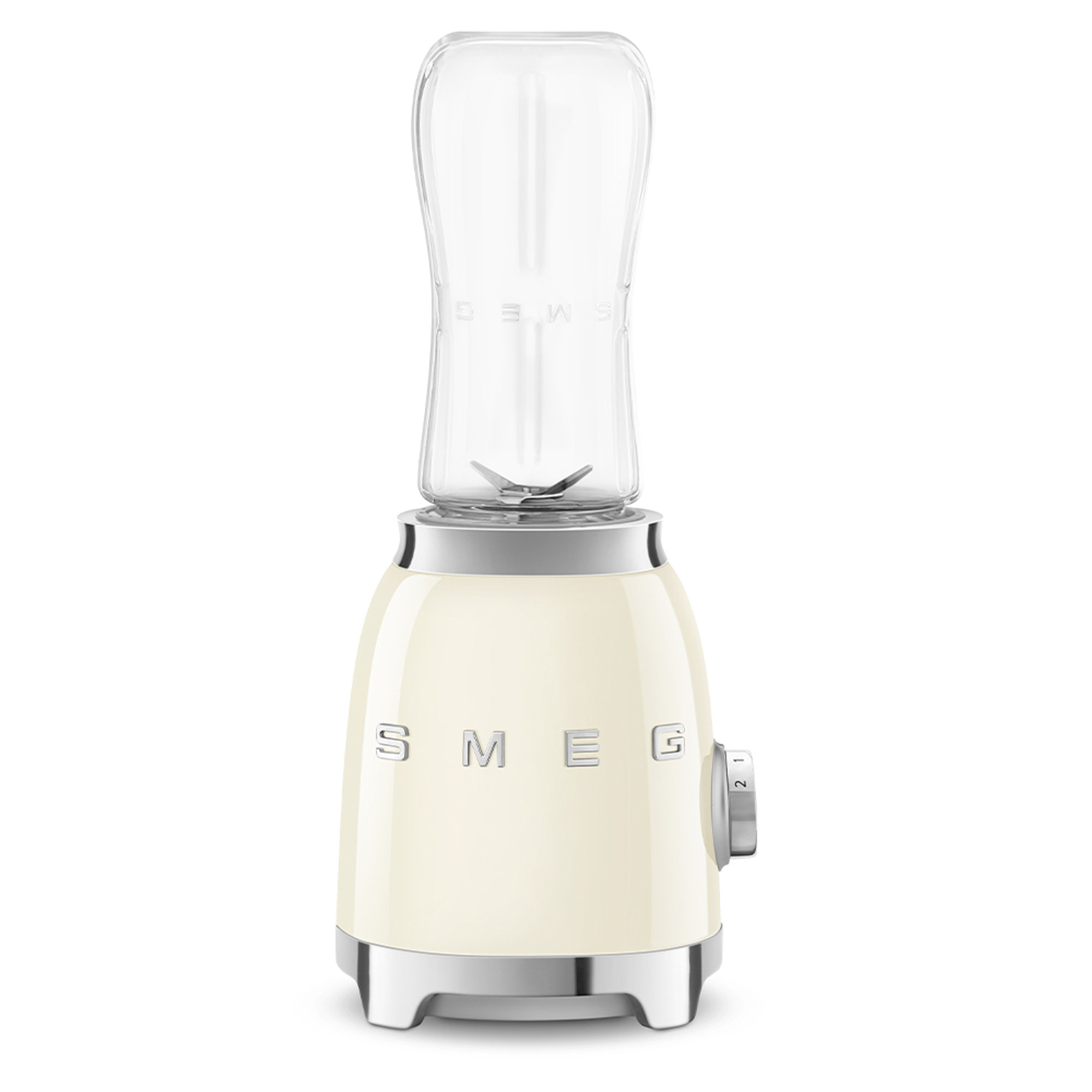 Smeg Frullatore Compatto 50's Style – Panna LUCIDO – PBF01CREU smeg vista0