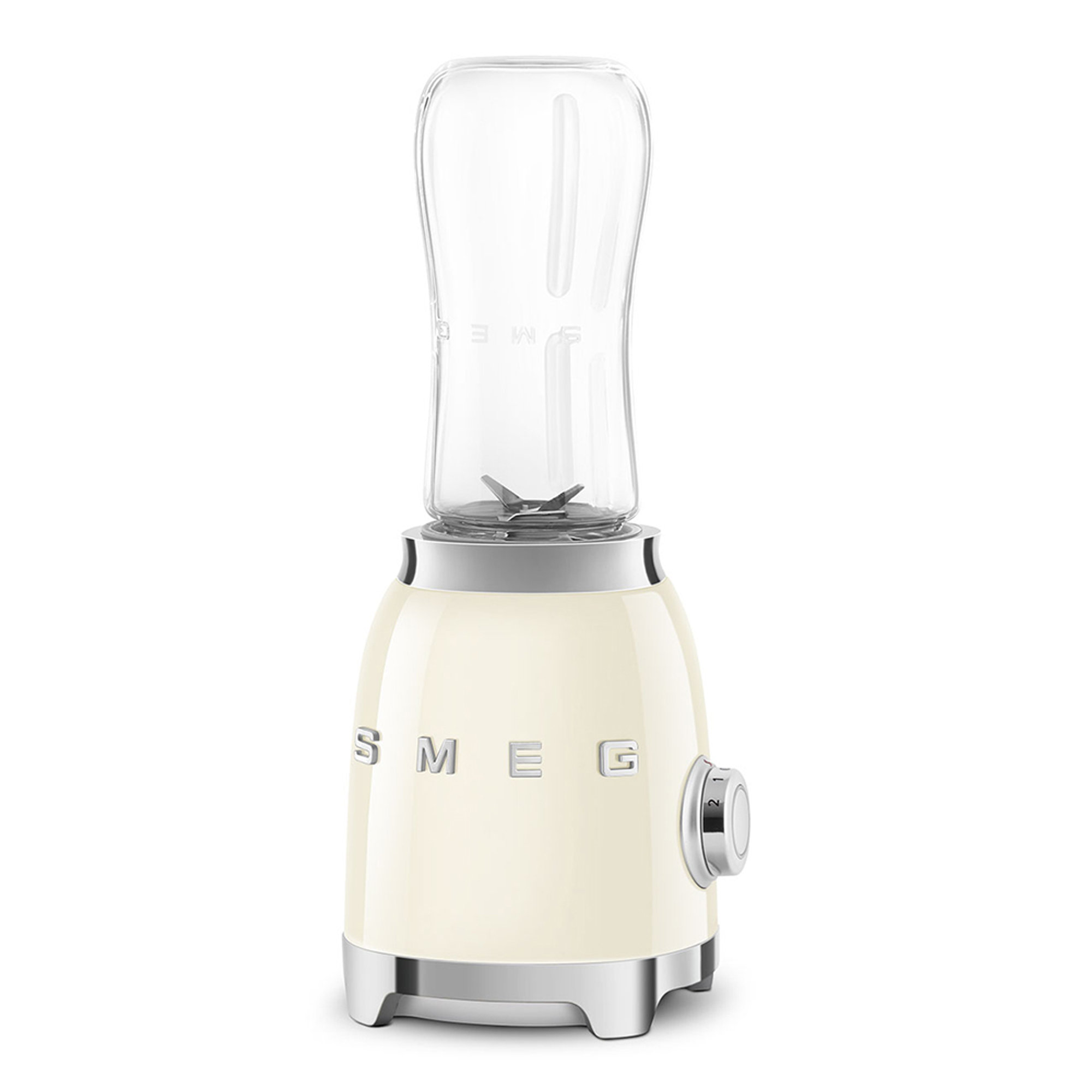 Smeg Frullatore Compatto 50's Style – Panna LUCIDO – PBF01CREU smeg vista1