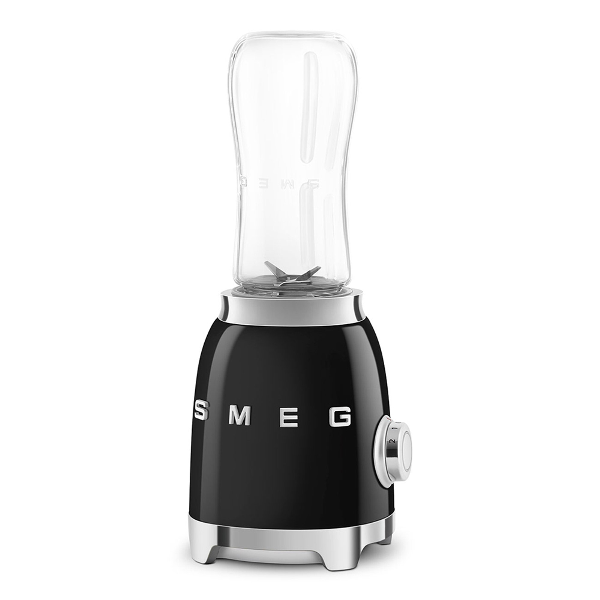 Smeg Frullatore Compatto 50's Style – Nero LUCIDO – PBF01BLEU smeg vista1