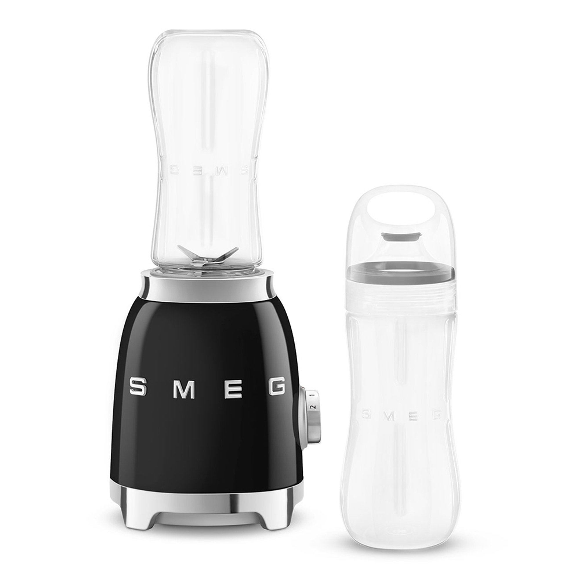 Smeg Frullatore Compatto 50's Style – Nero LUCIDO – PBF01BLEU smeg vista3