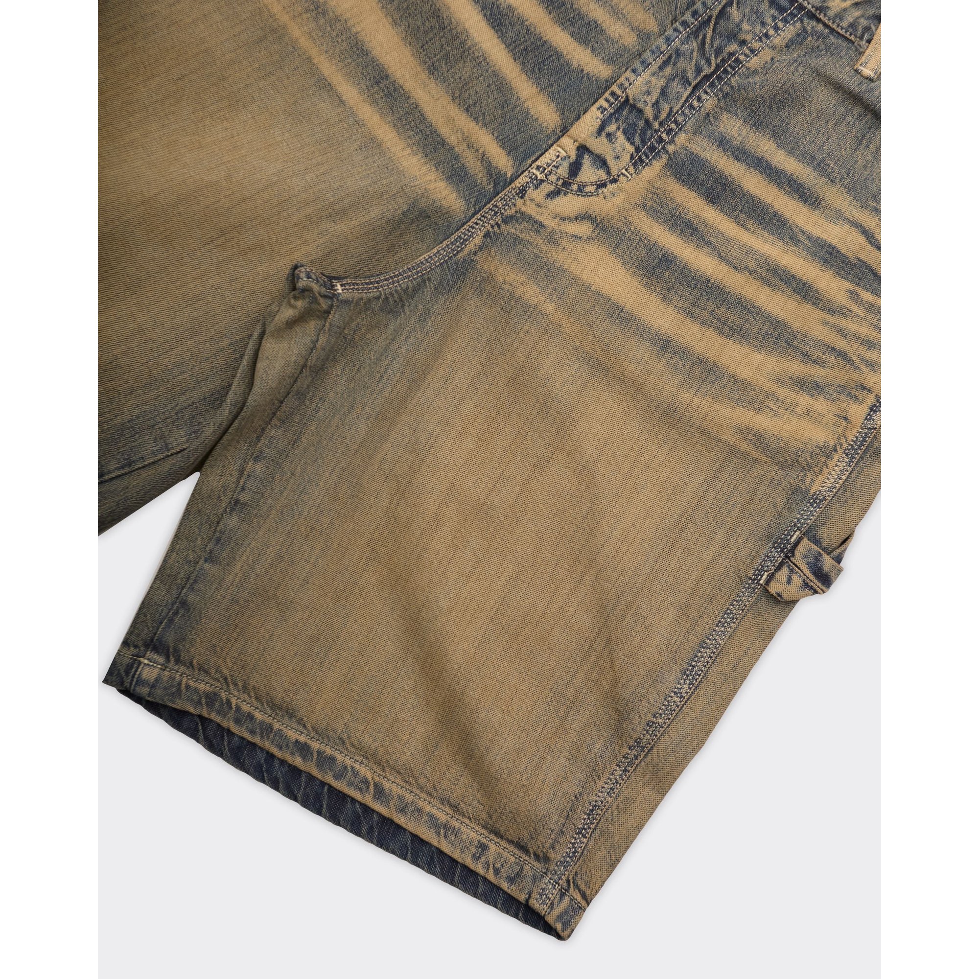 Short D-livery Denim Marrone/blu Diesel  vista2