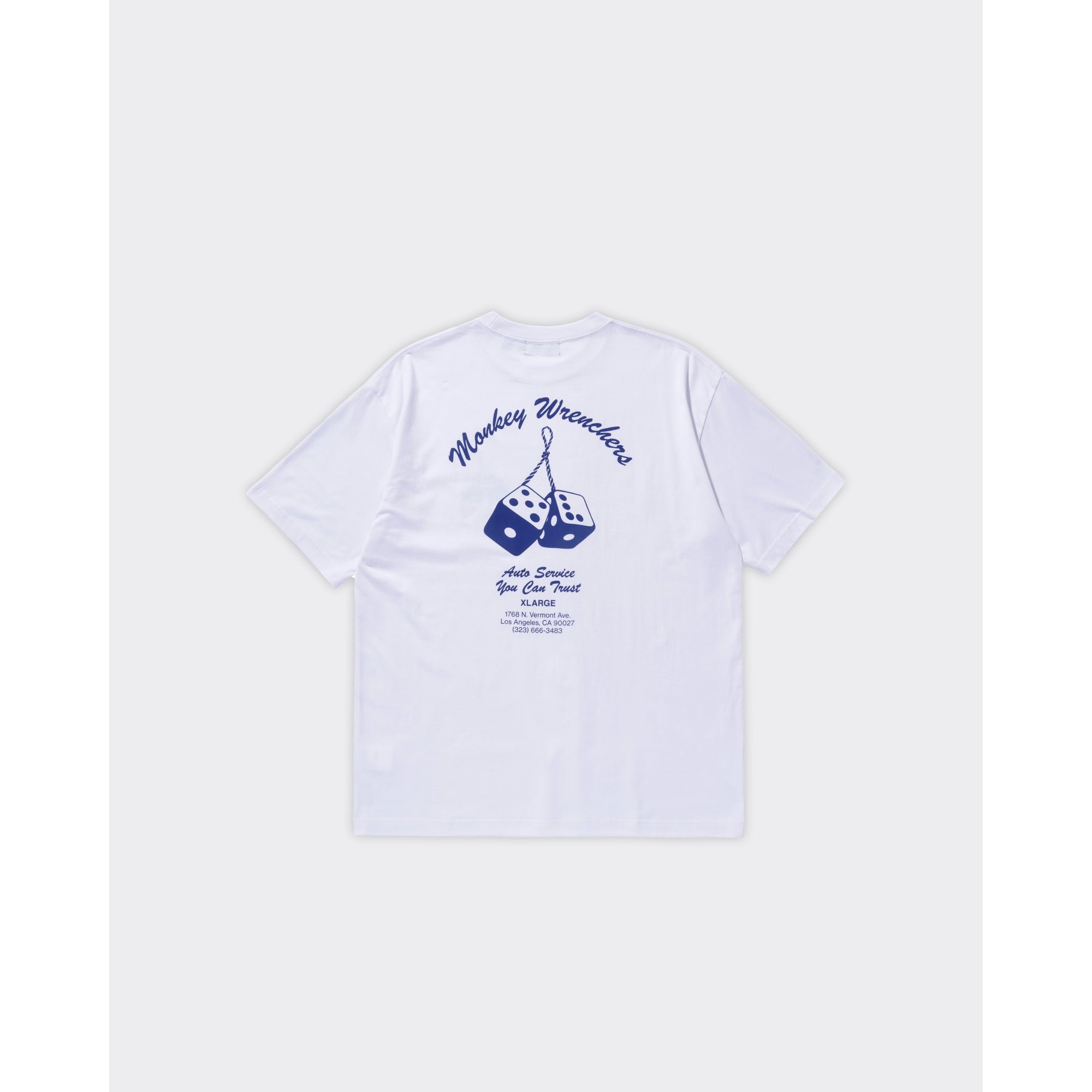 T-shirt Monkey Wrenchers Bianca xlarge vista1