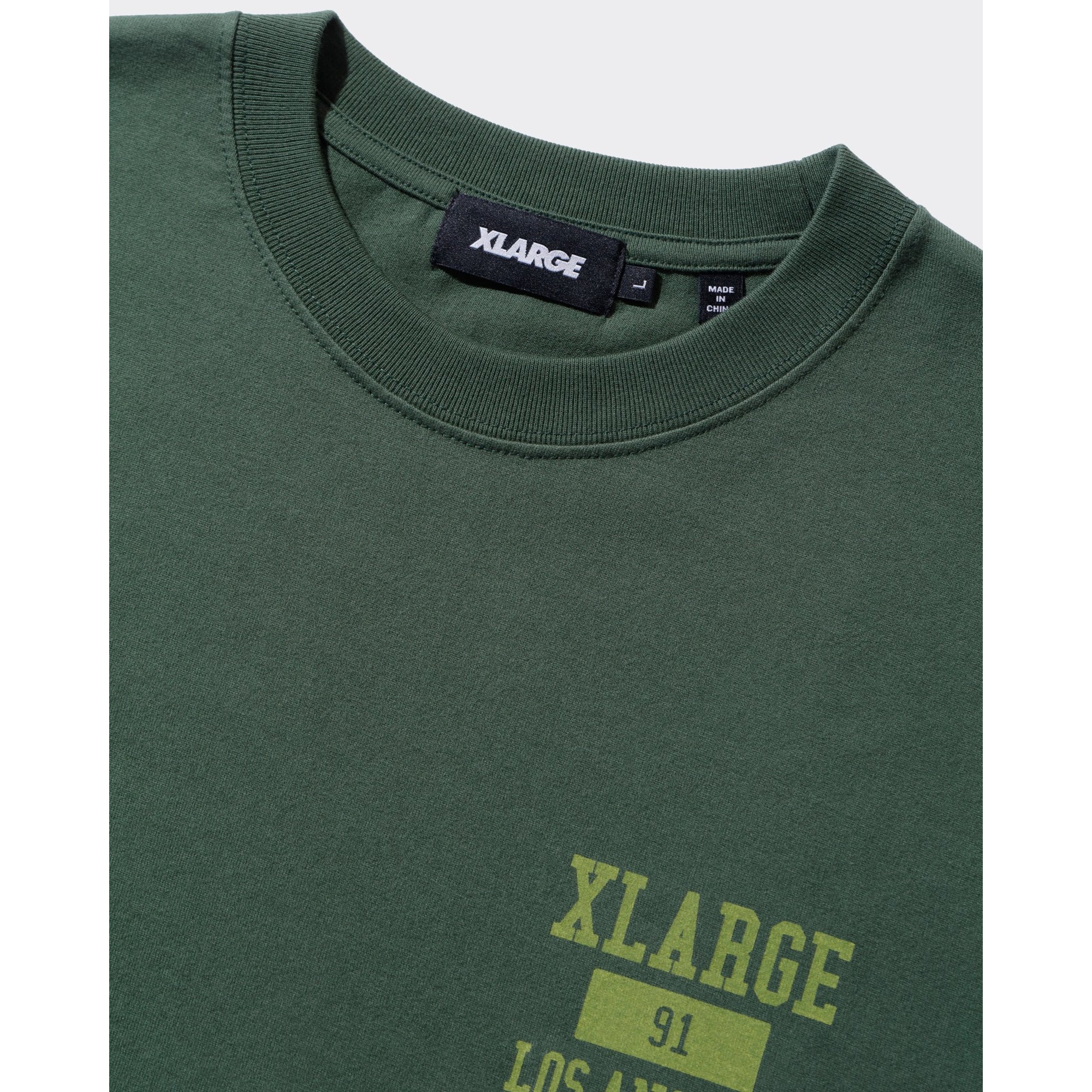 T-shirt College 91 Verde xlarge vista2