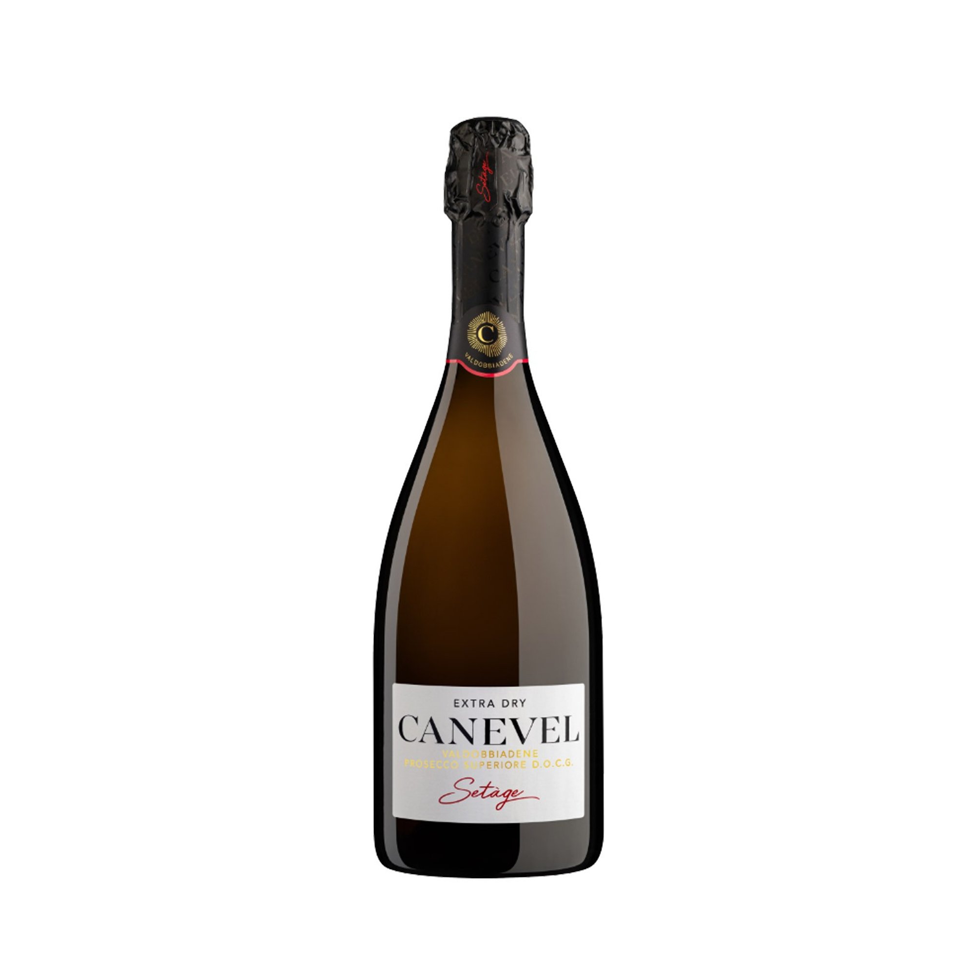 Prosecco Extra Dry Setàge Valdobbiadene Docg - Canevel 0,75 lt Canevel vista0