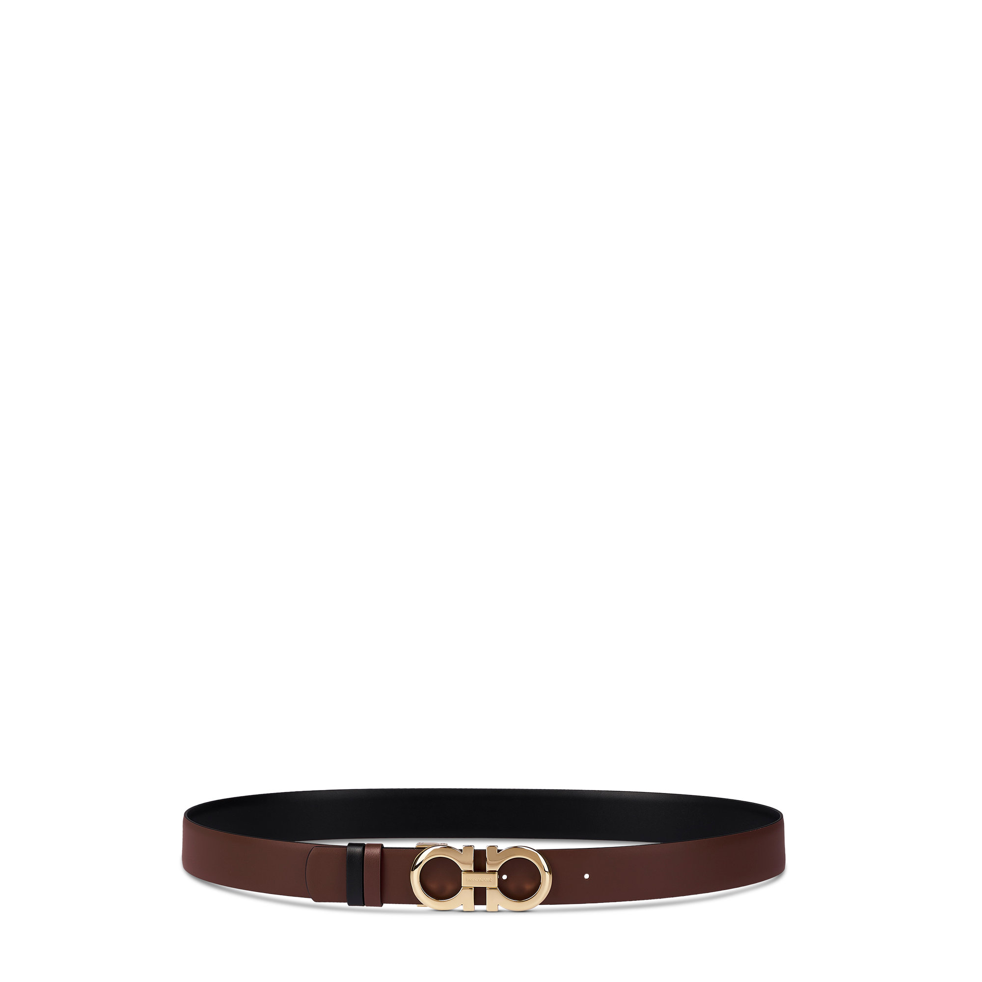 Ferragamo Cinture Cocoa Brown Nero Ferragamo vista1