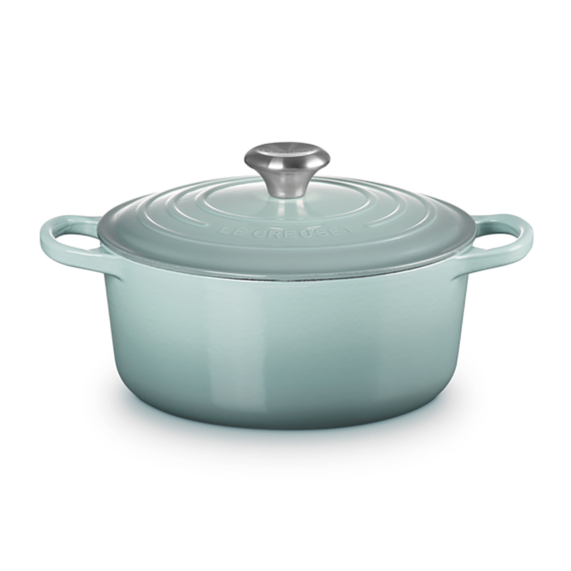 Cocotte ronde Evo 24cm Sea Salt Le Creuset vista0