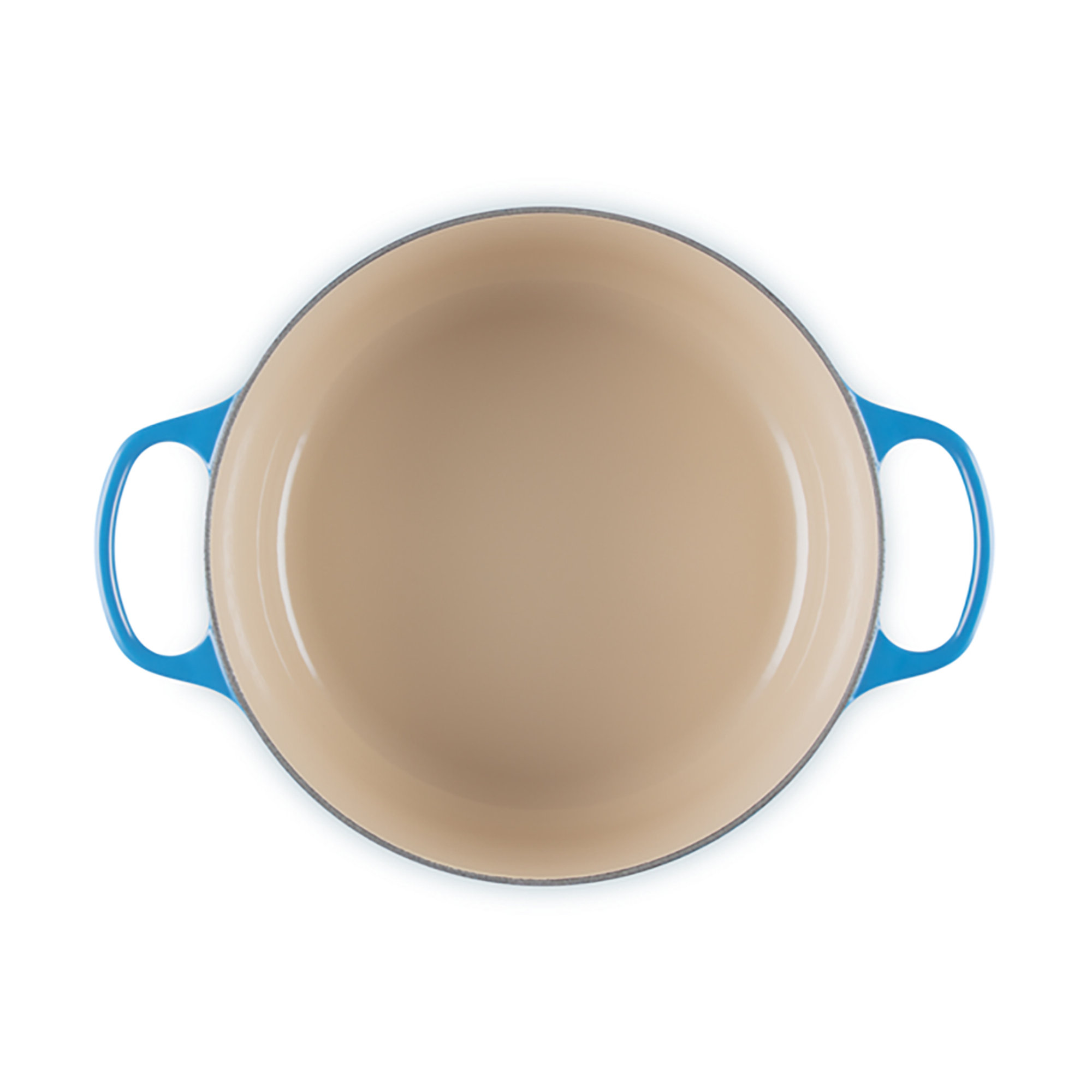 Round Cocotte. Evo 26cm Azure Blue Le Creuset vista4