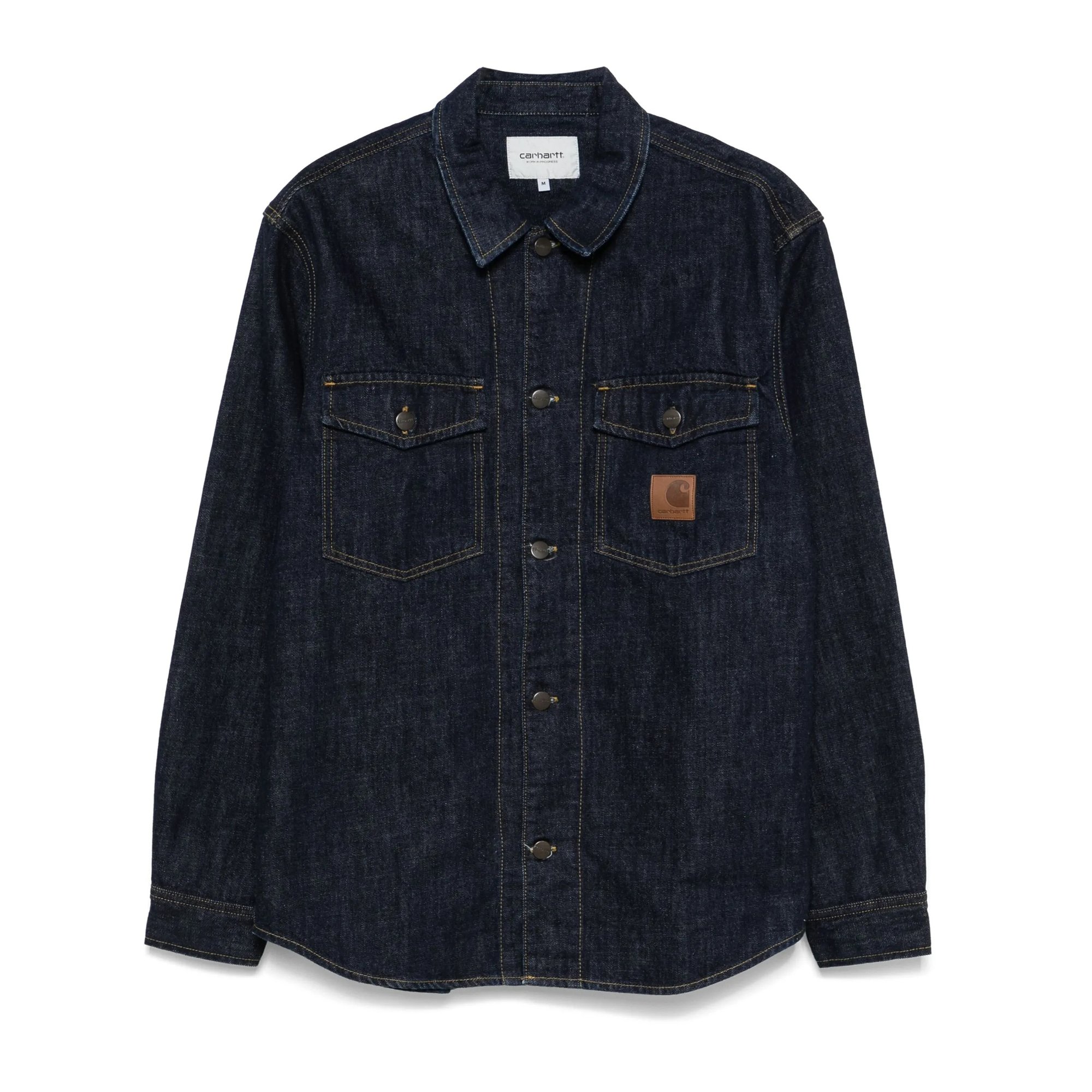 Lincoln Shirt Jackat `camano` Denim I034735 CARHARTT WIP vista0