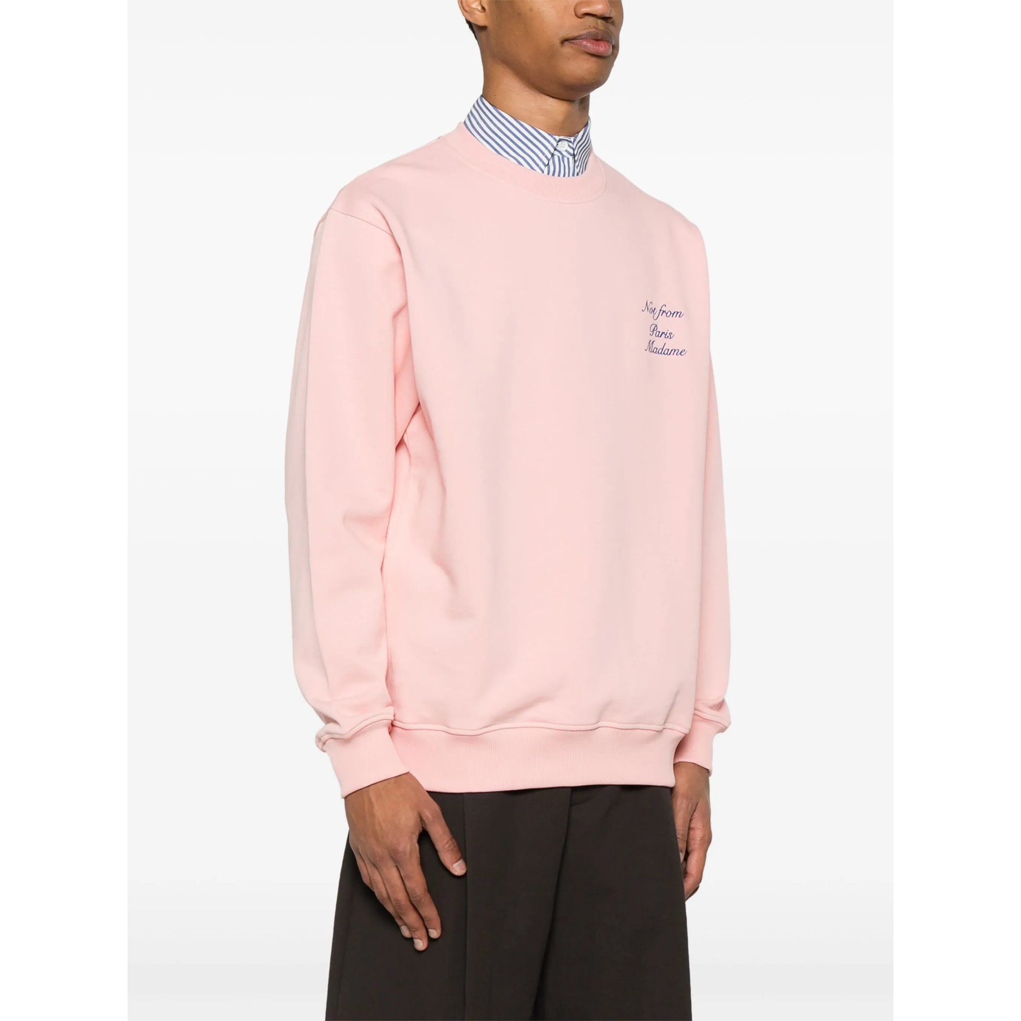 le Sweatshirt Slogan Cursive Gsw157co127lpi Drole De Monsieur vista2
