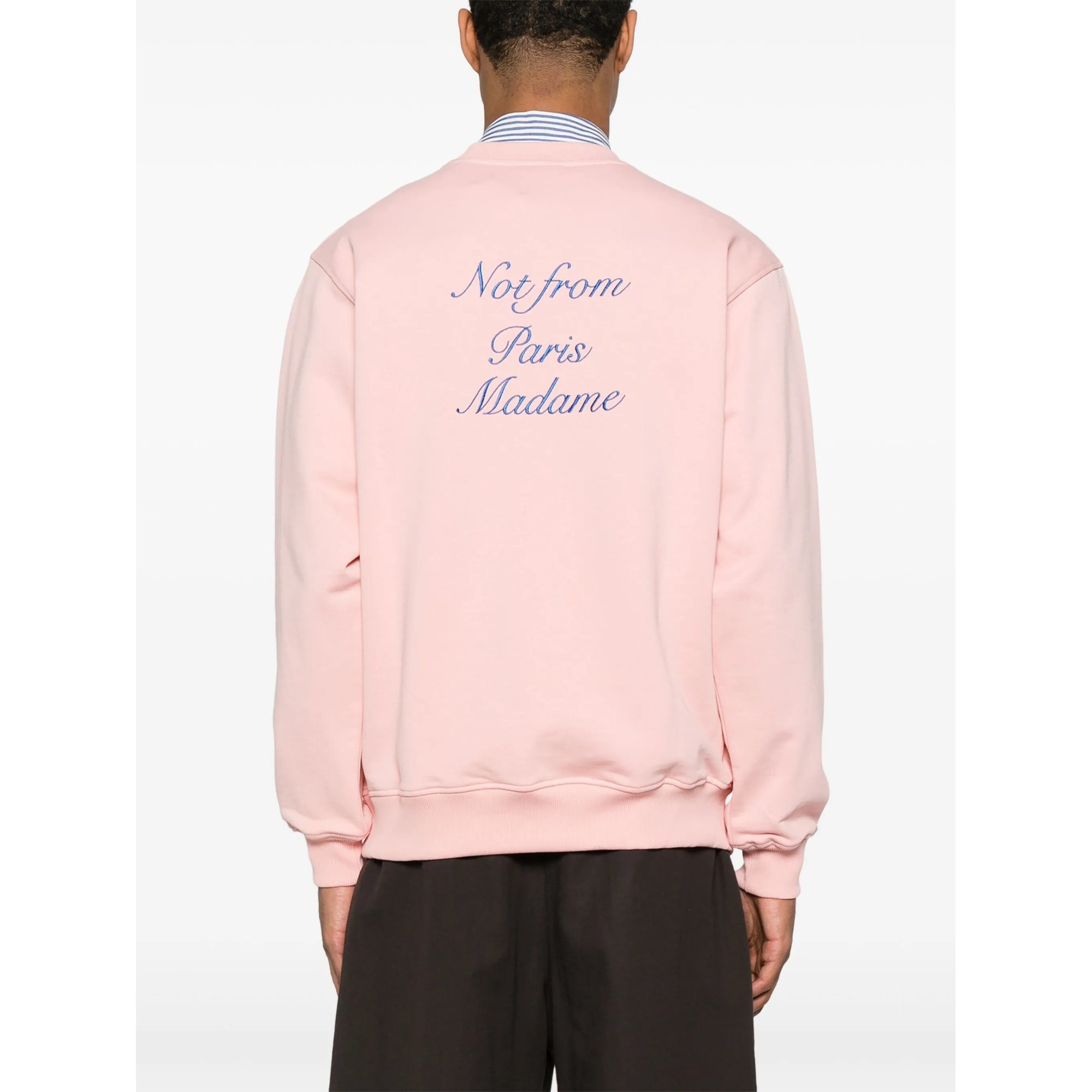 le Sweatshirt Slogan Cursive Gsw157co127lpi Drole De Monsieur vista3