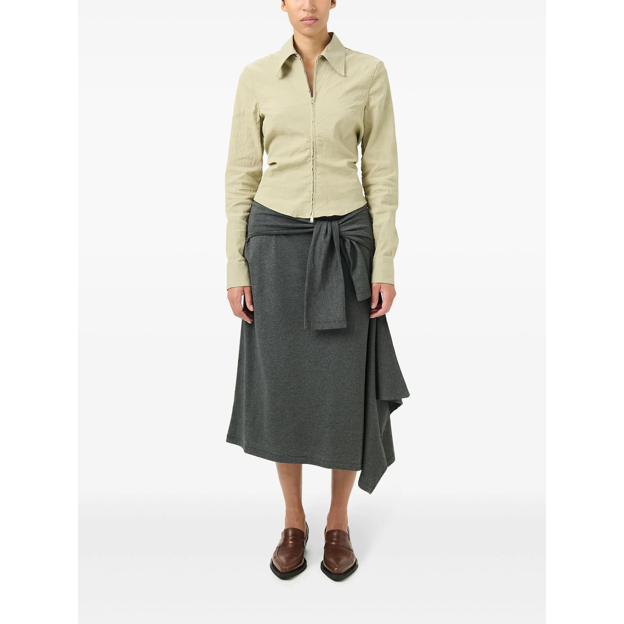Slim Zip Shirt W2252sdg Our legacy vista1