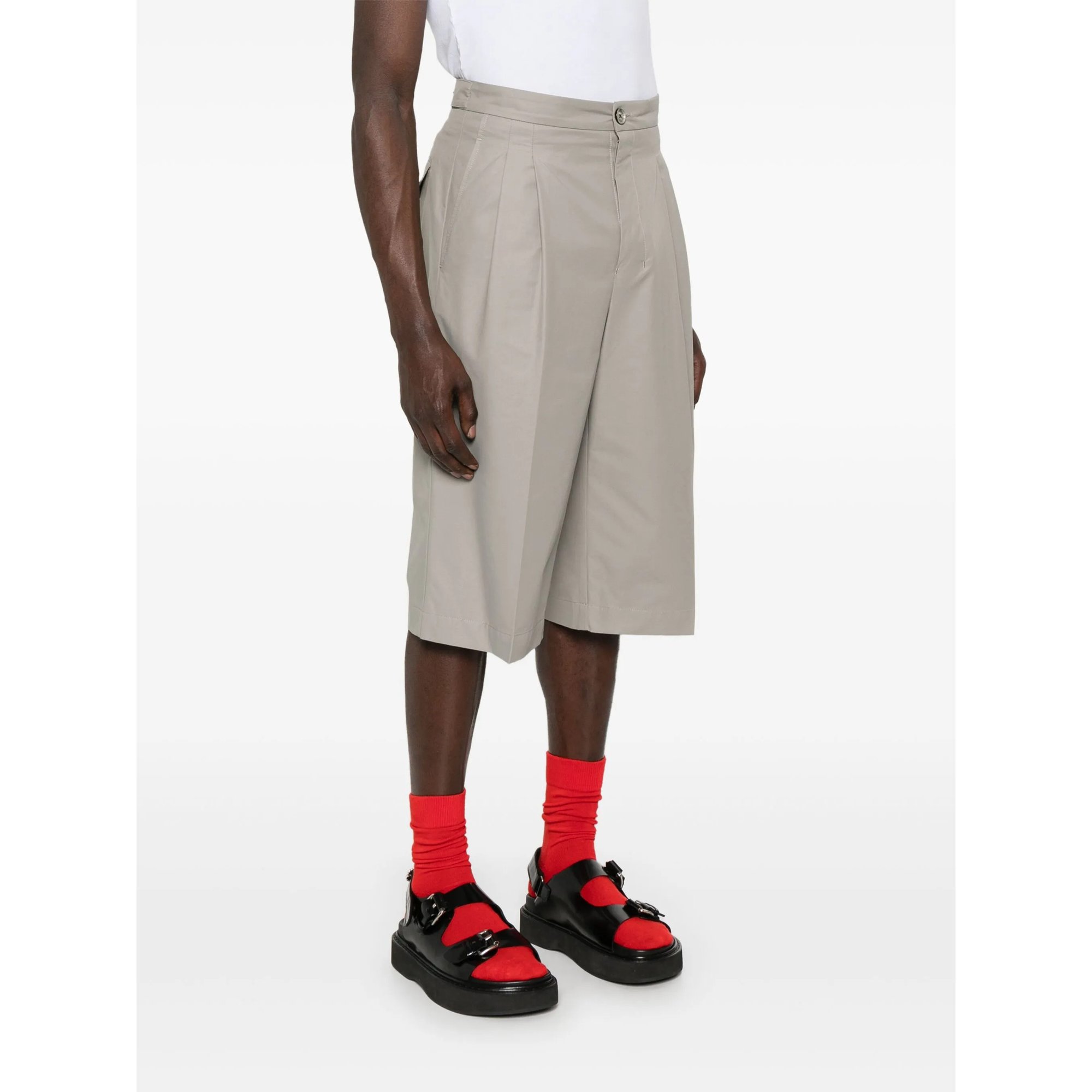 Loose Large Bermuda Shorts Hso504co0101 Ami Paris vista2