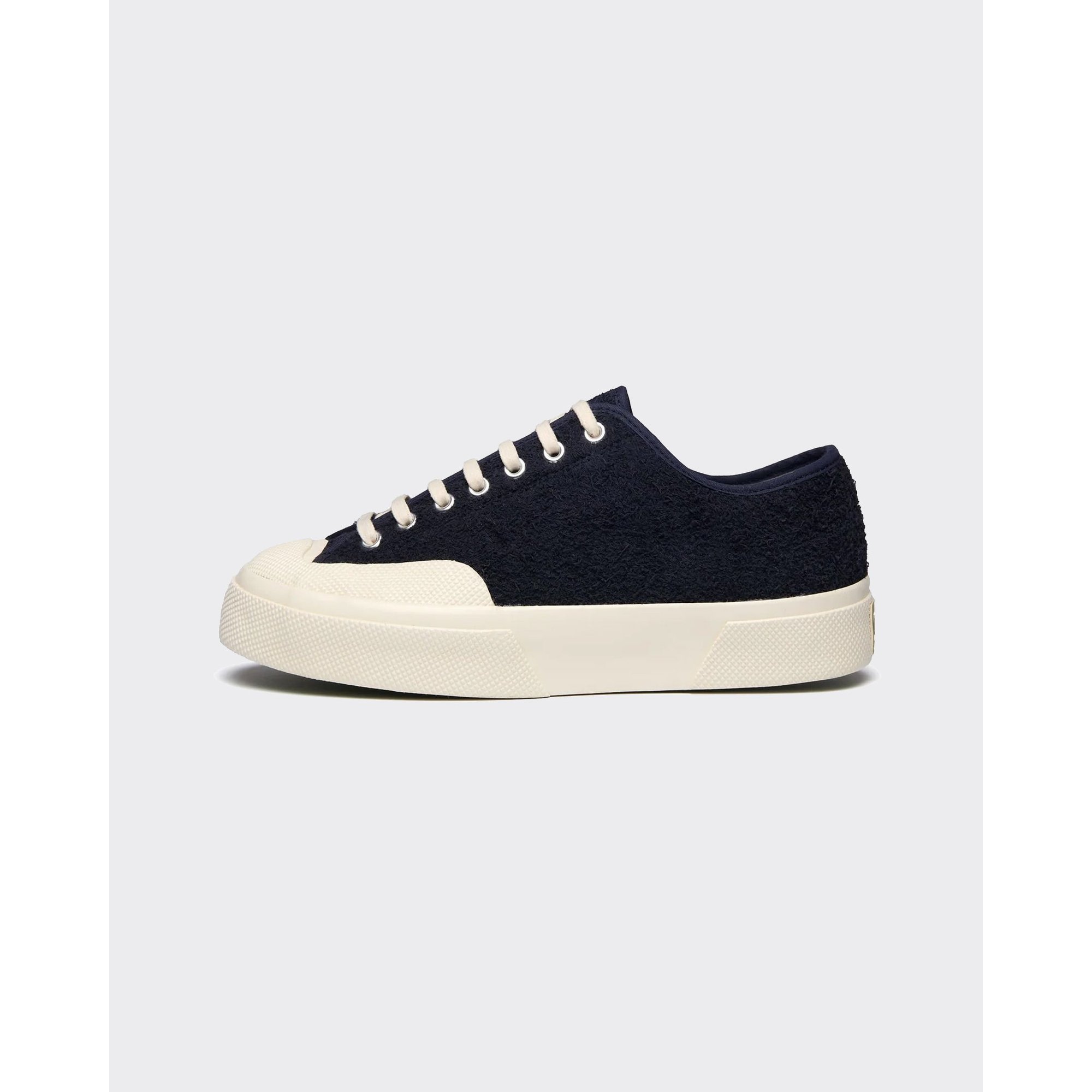 Sneakers 2432 Works Hairy Suede Blu Navy Superga vista0