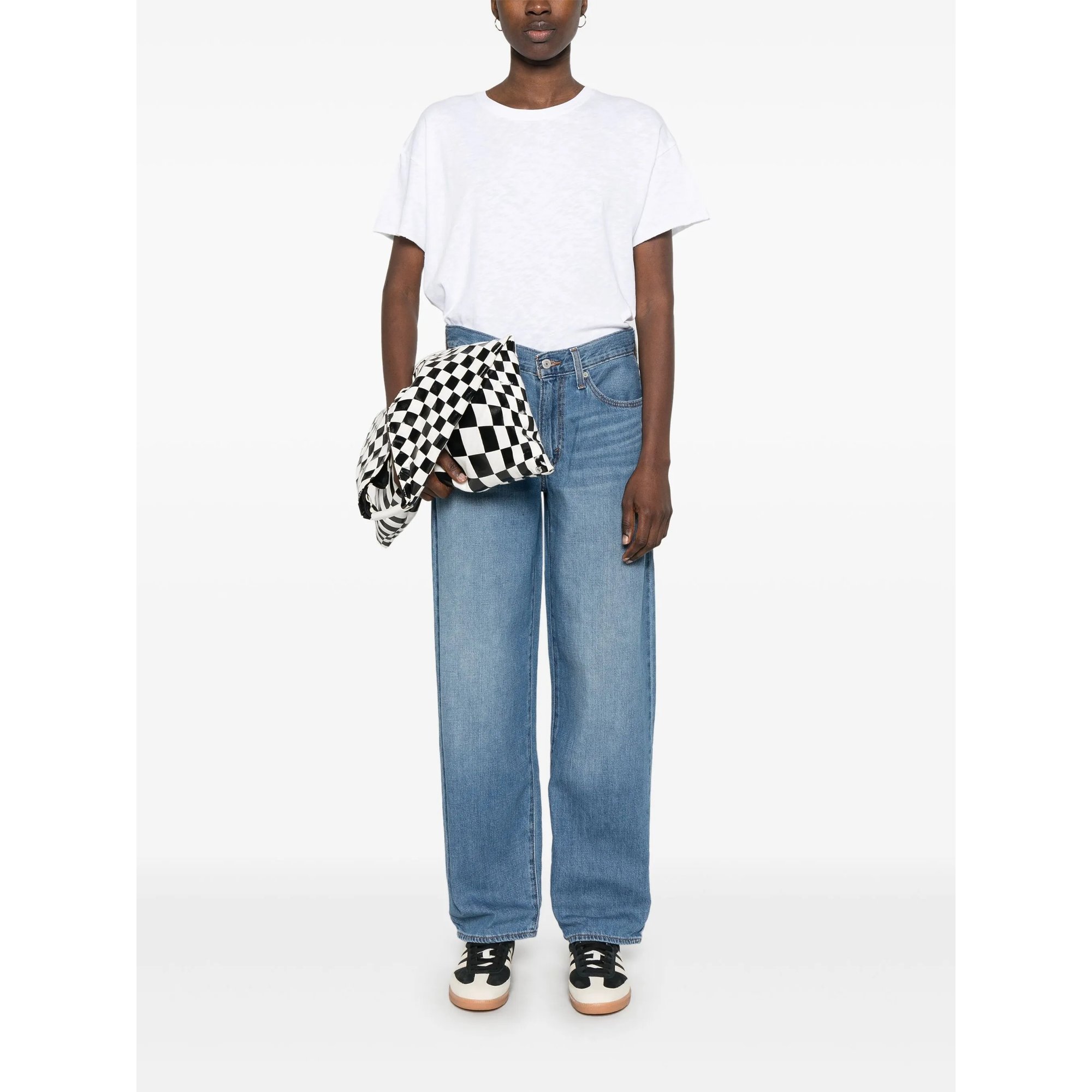 Baggy Dad Heavy Check A34940057 Levi's vista1