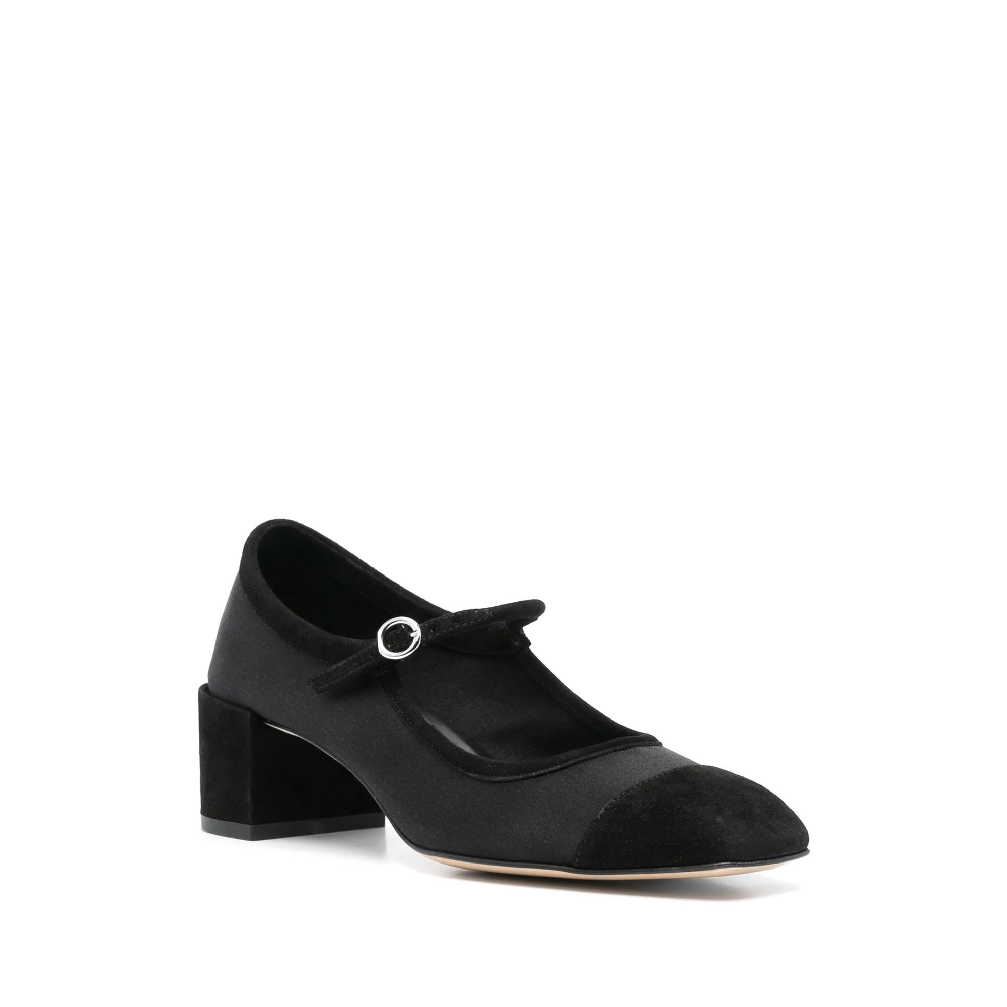 Aline Cap Satin/kid Suede Leather Black A11pulsss45bl143ss25800067 Aeyde vista1