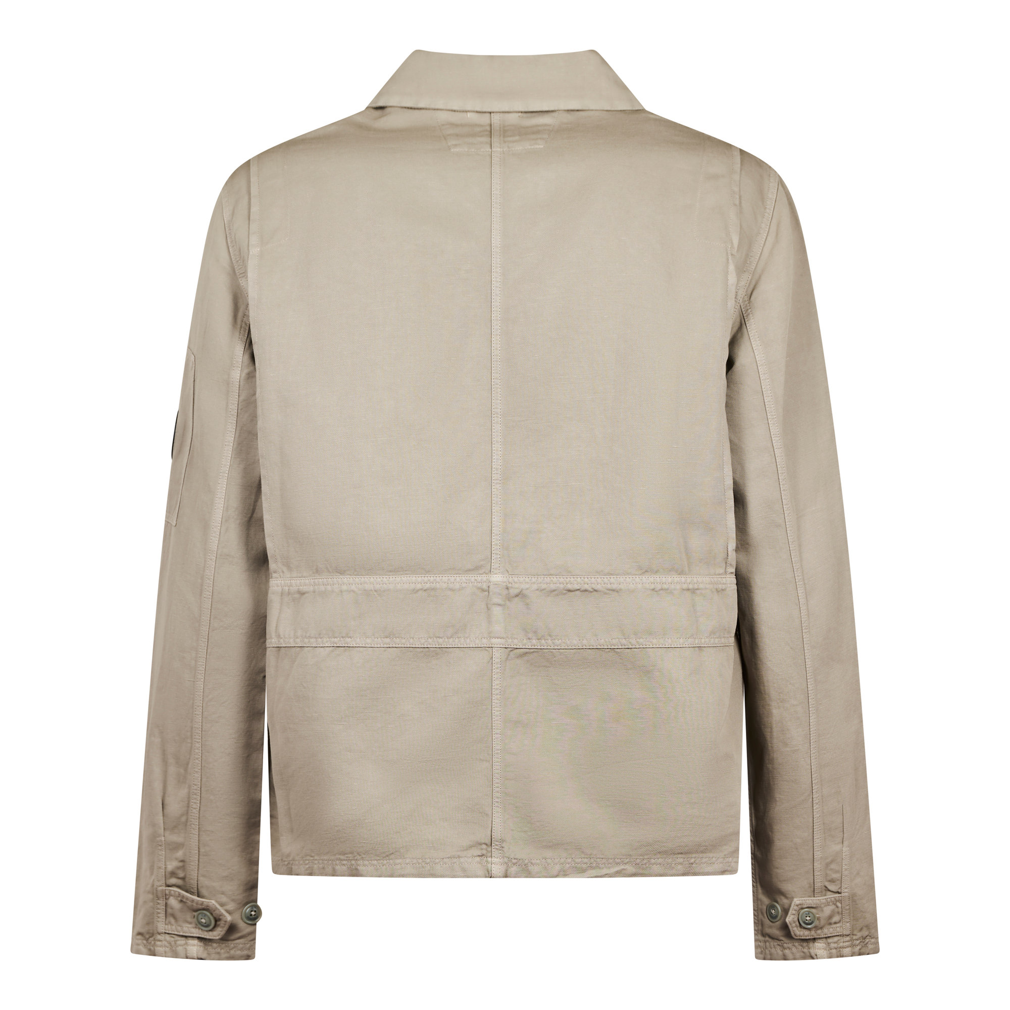Cotton/linen Full Zip Overshirt CP Company vista1