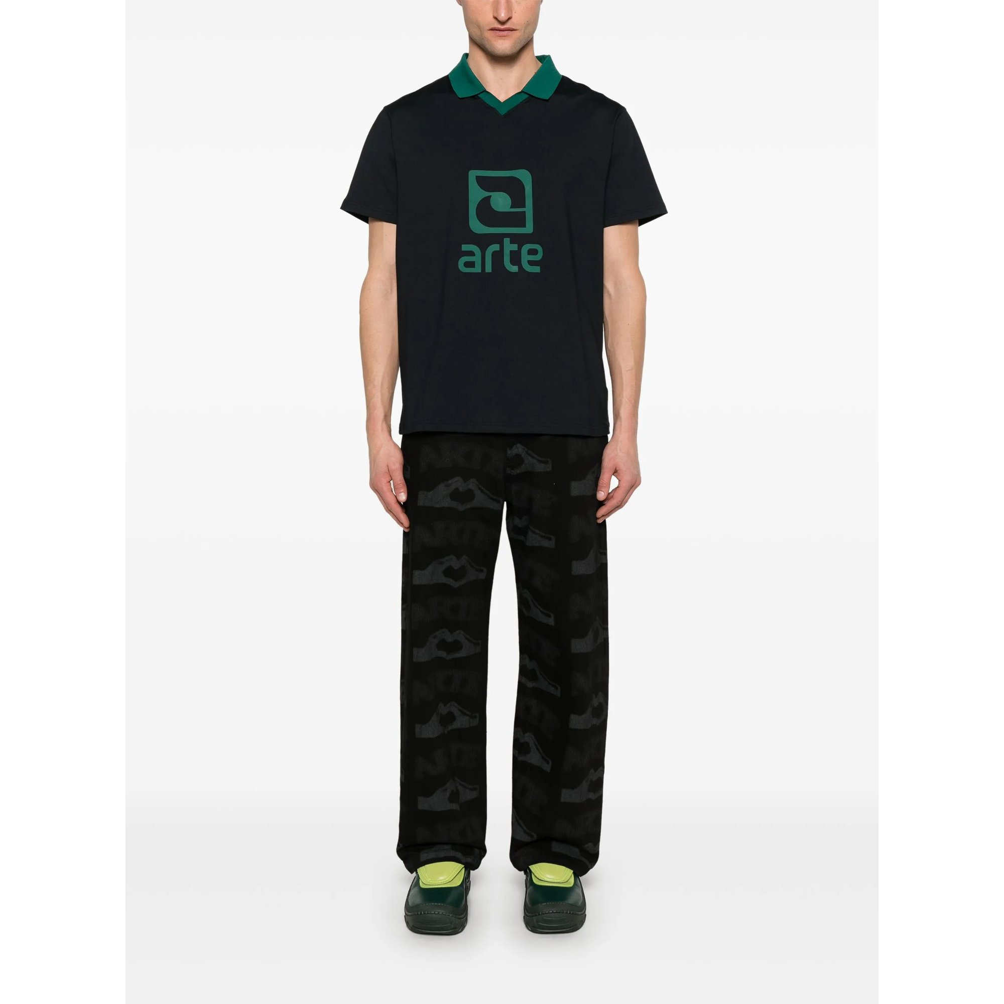 "a" And "arte" Print T-shirt Ss25080t Arte Antwerp vista1