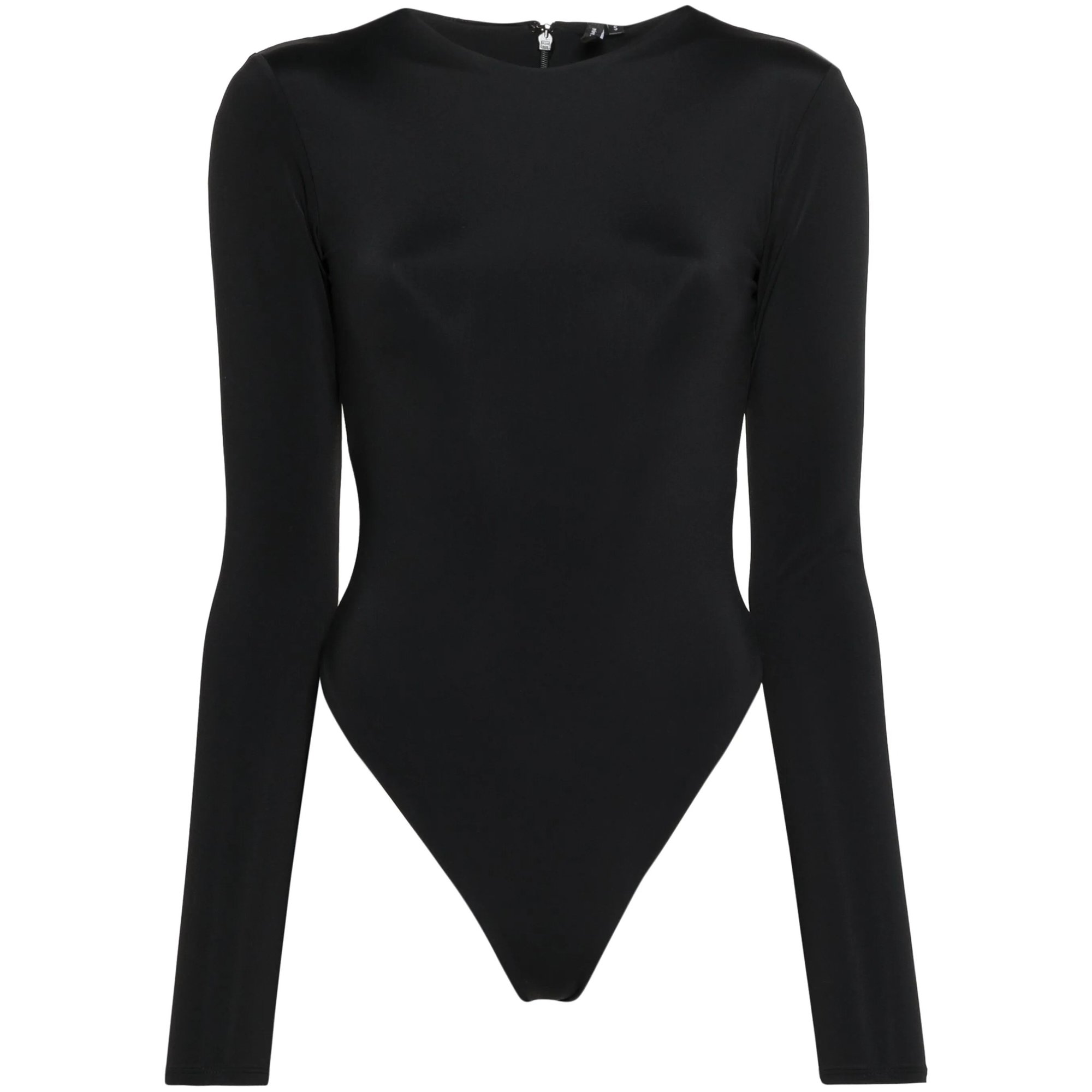 ls Bodysuit - Nylon Spandex Soot ENTIRE STUDIOS vista0