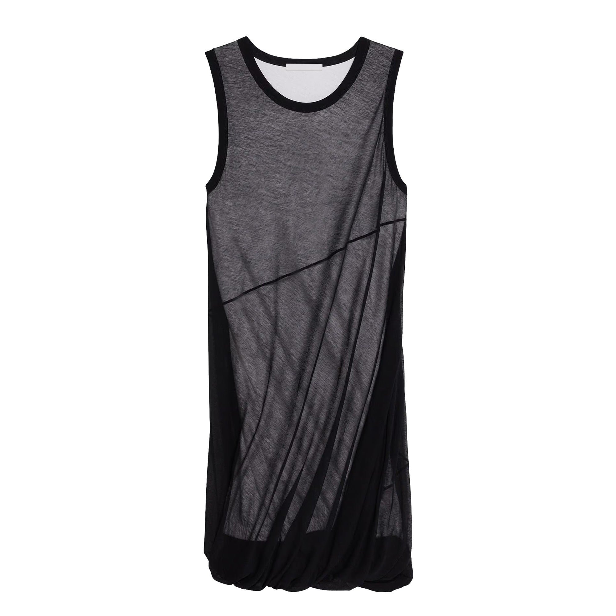 Jersey Bubble Dress Black Helmut Lang vista0