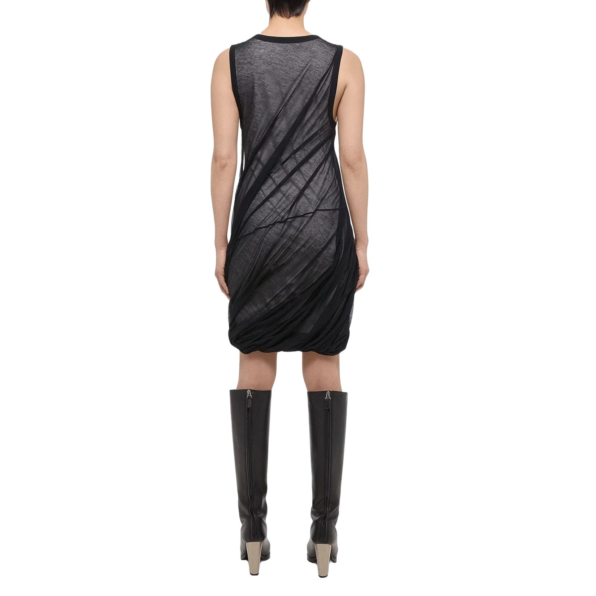 Jersey Bubble Dress Black Helmut Lang vista2