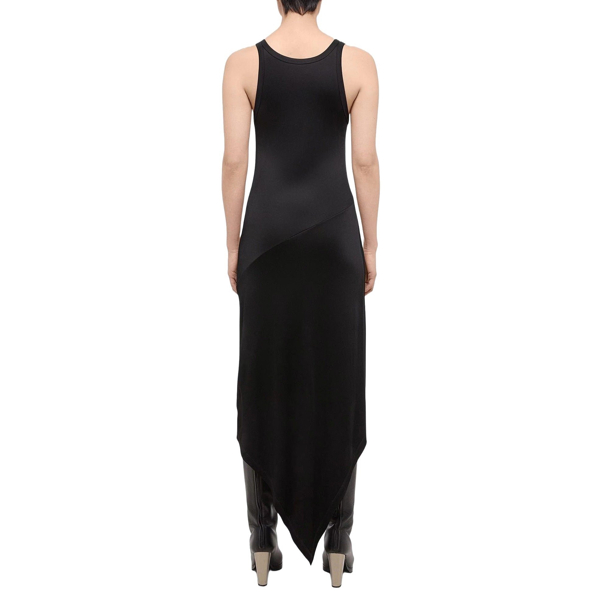 Jersey Scarf Hem Tank Dress Helmut Lang vista2