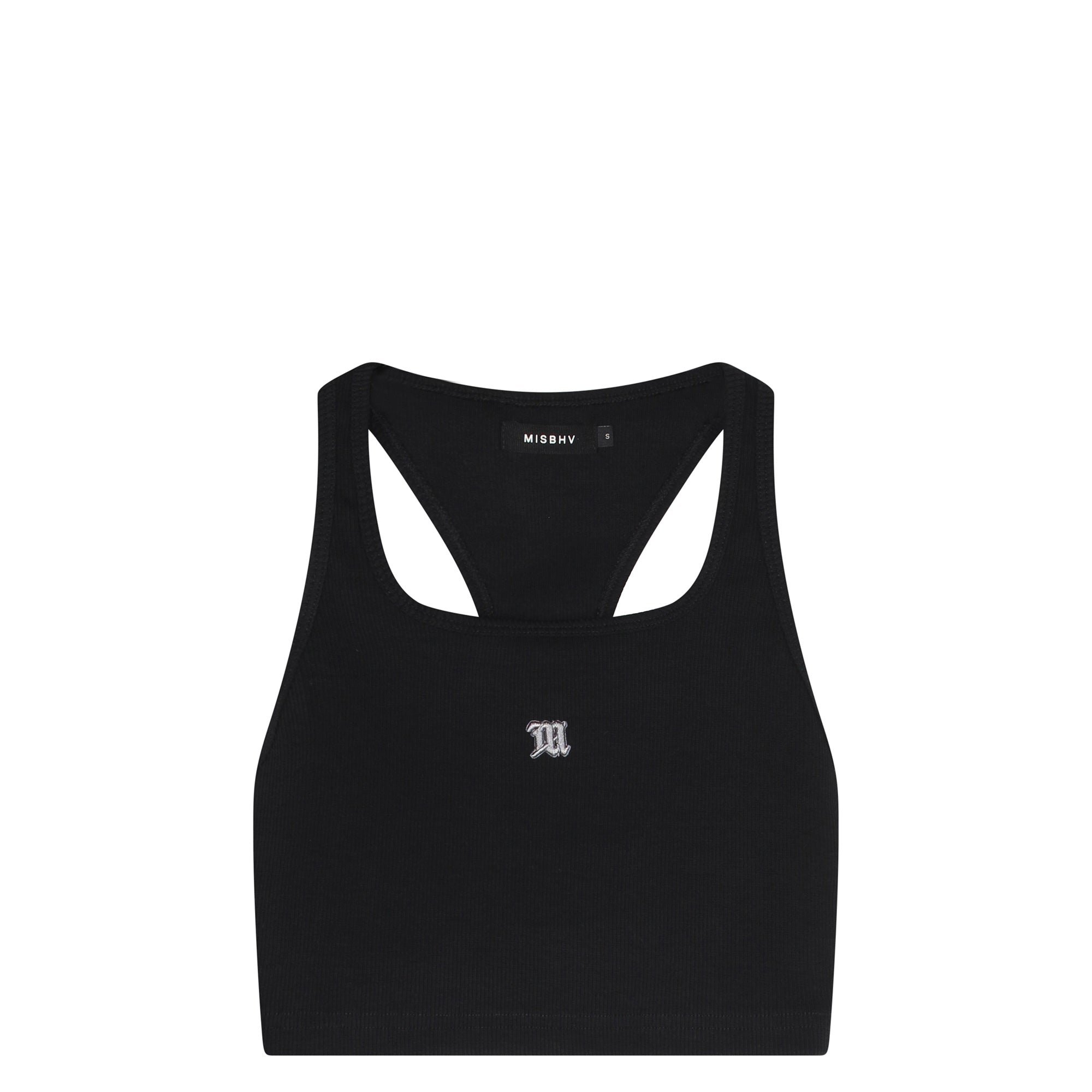 Cropped m Tank Top Black MISBHV vista0