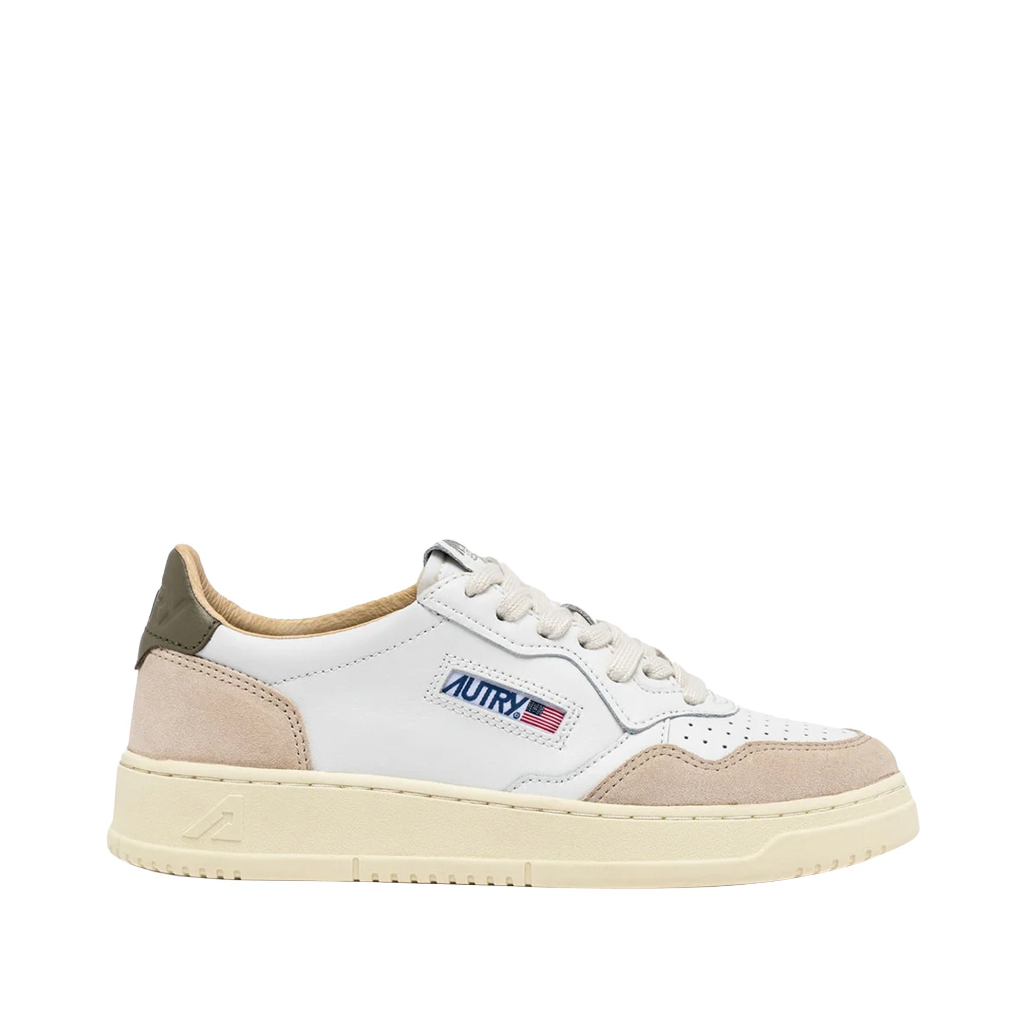 Medalist Low Suede Beige Green Autry vista0