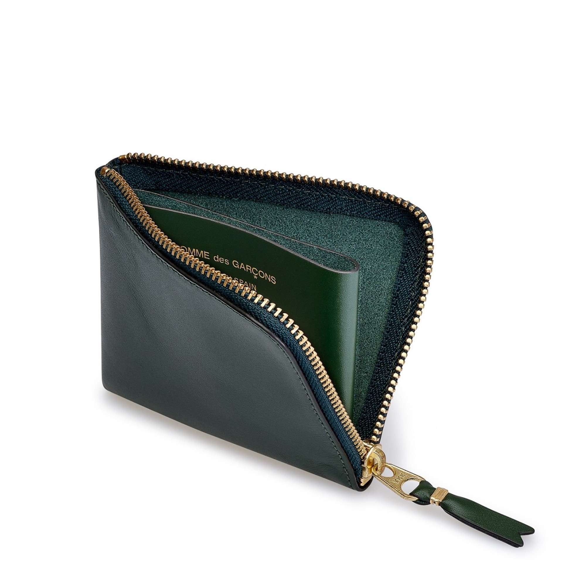 Classic Colour Bottle Green Sa3100 Comme des Garçons Wallet vista1
