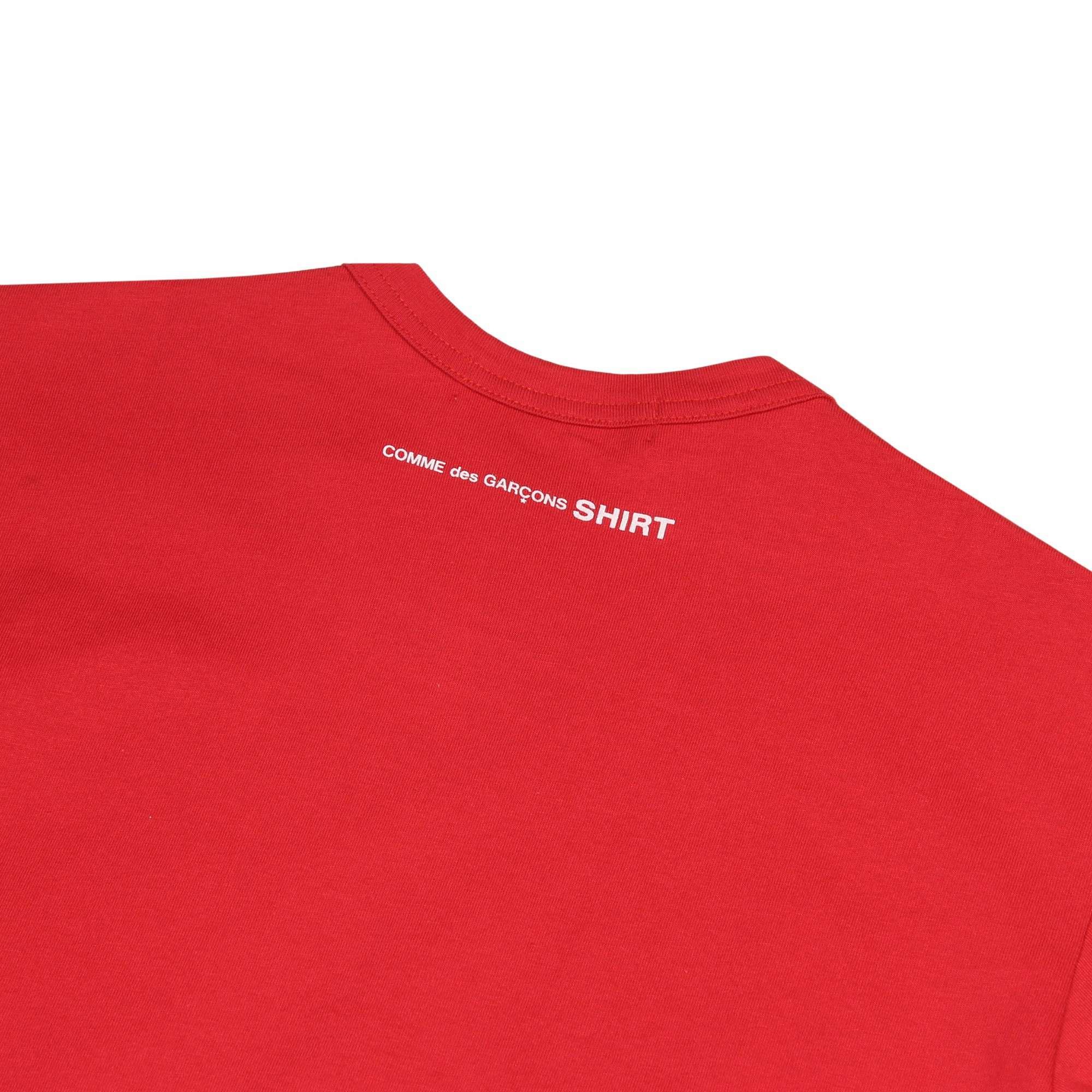 Logo T-shirt Red COMME des GARÇONS SHIRT vista2
