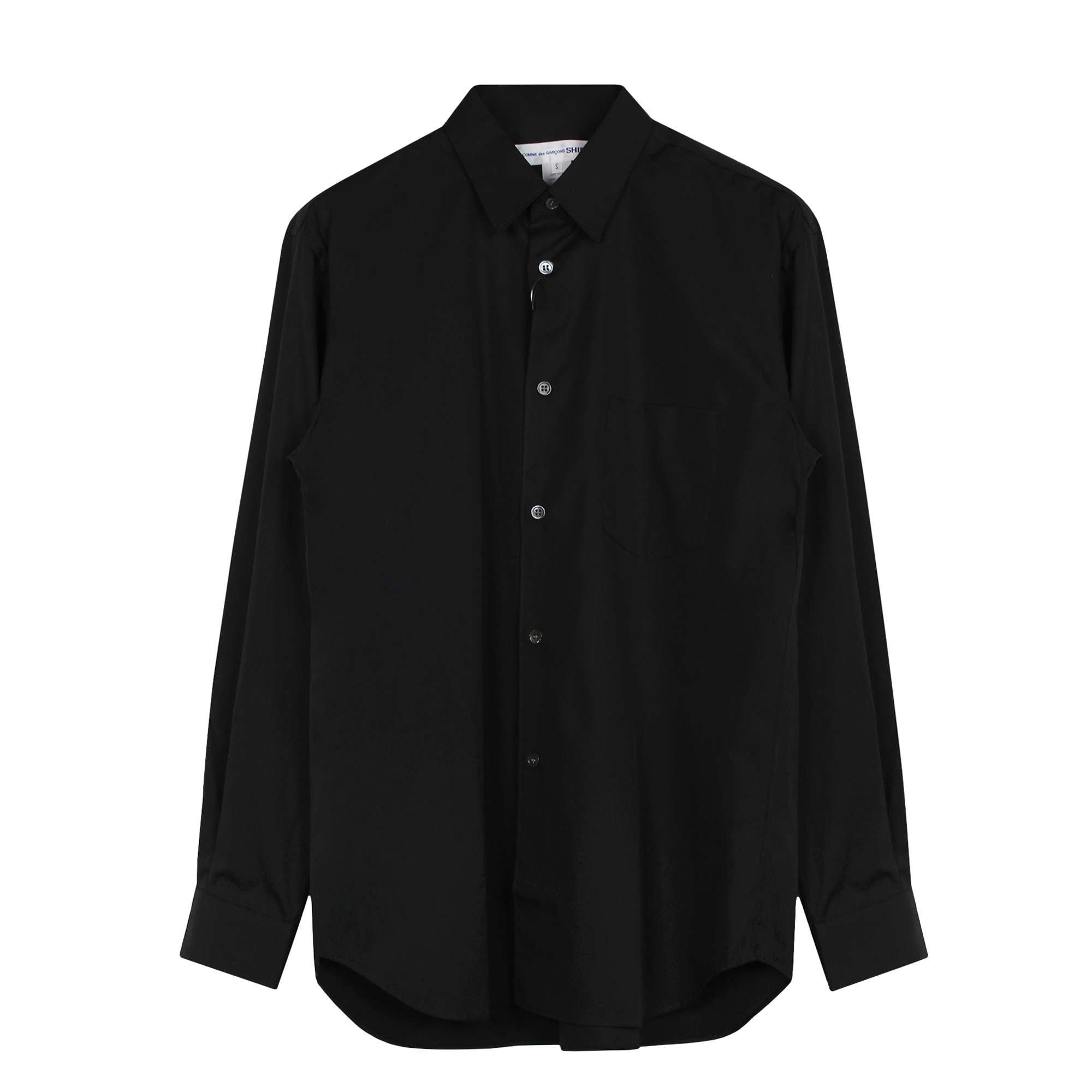 Long Sleeve Shirt Black COMME des GARÇONS SHIRT vista0